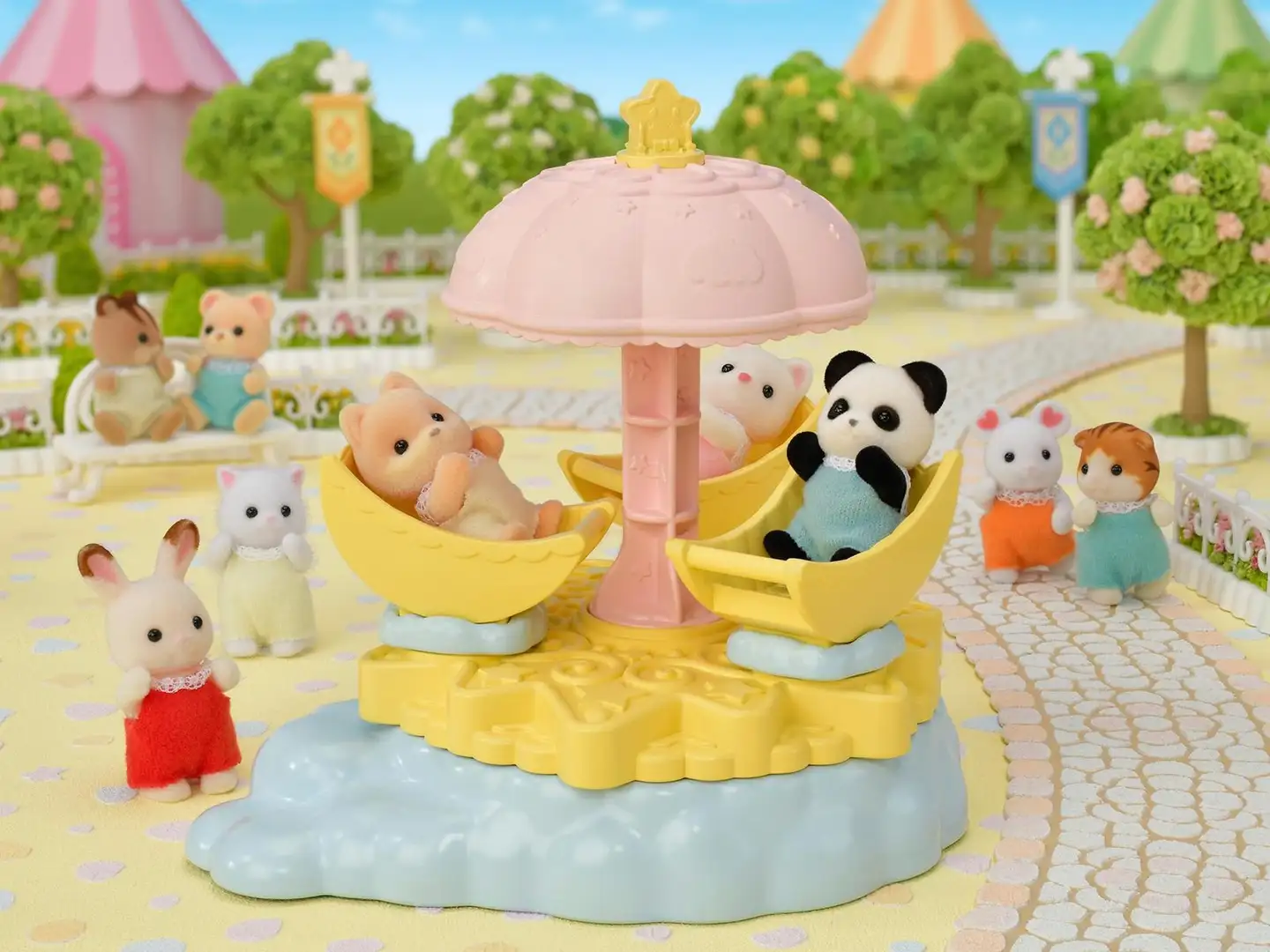 Sylvanian Families vauvojen tähtikaruselli - 2