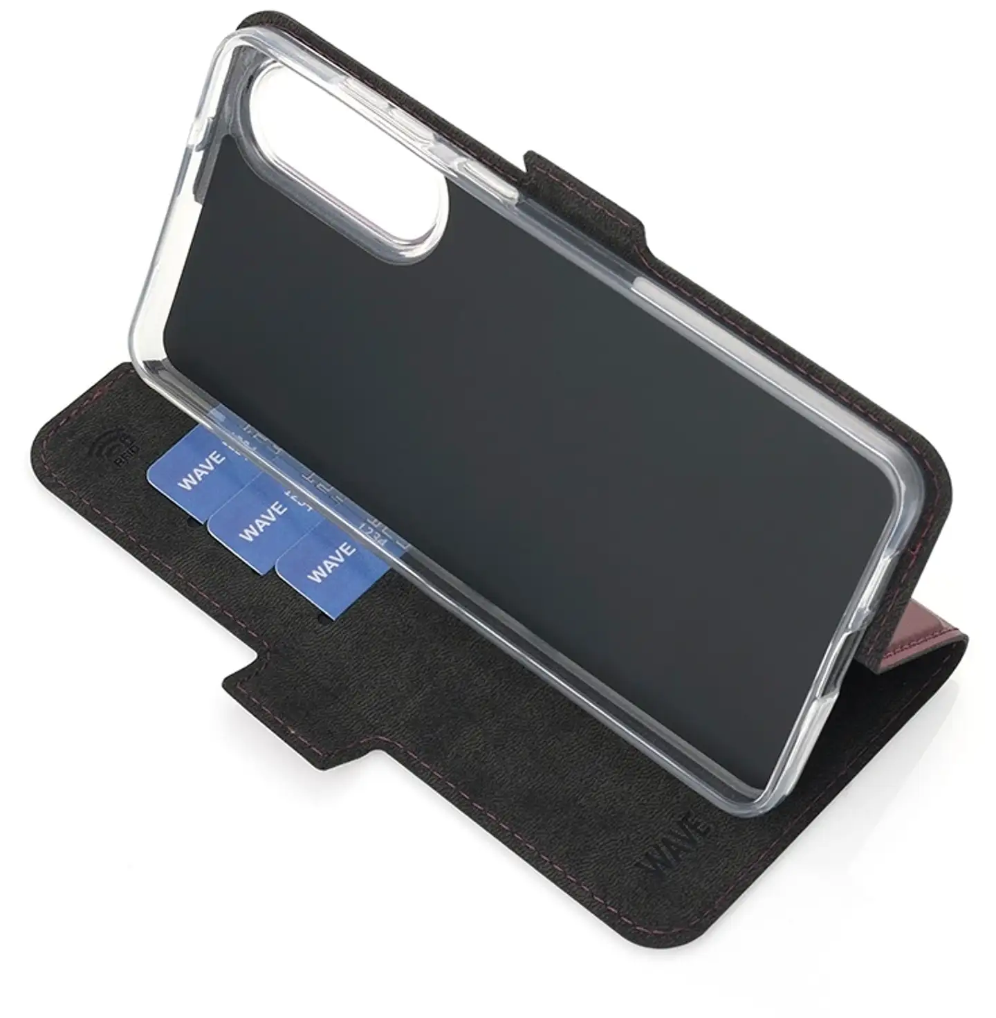 Wave Book Case, Samsung Galaxy S25 Edge 5G, Smoky Sangria - 5