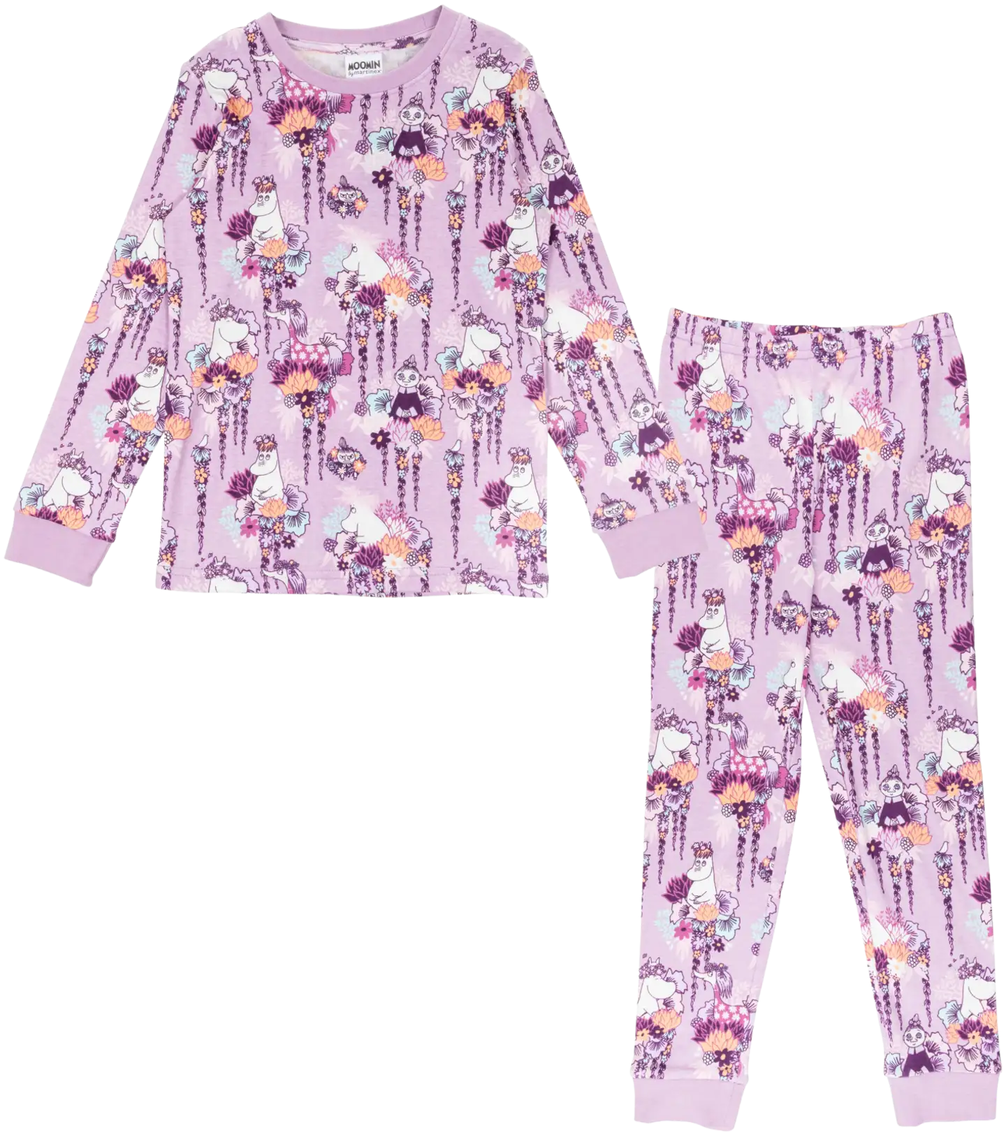 Muumi lasten pyjama Kukkaseppele 589379 - liila - 1