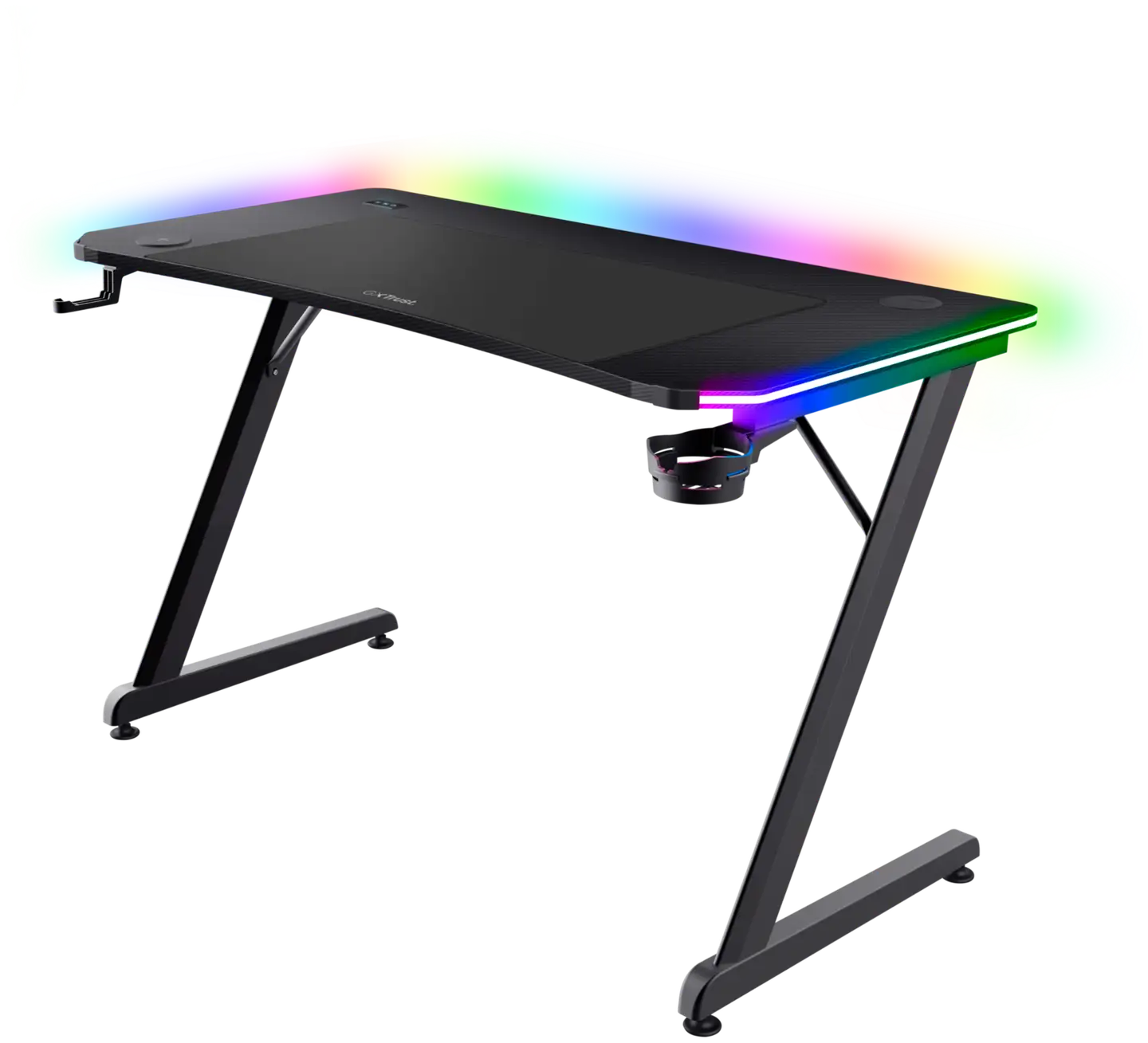 Trust Pelipöytä GXT 710 Luminus RGB valaistu Pro - 1