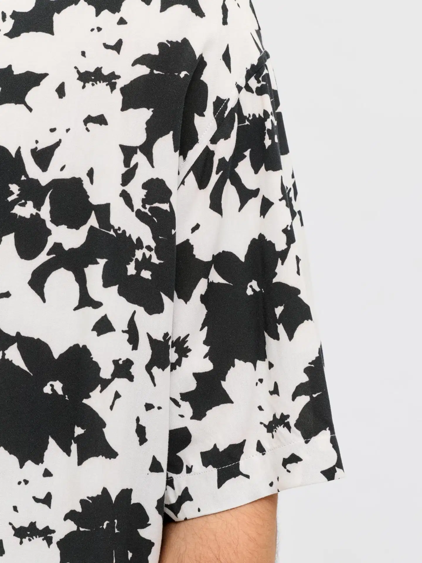 JJ REBEL miesten kauluspaita Jrebblossom - BLACK - 7