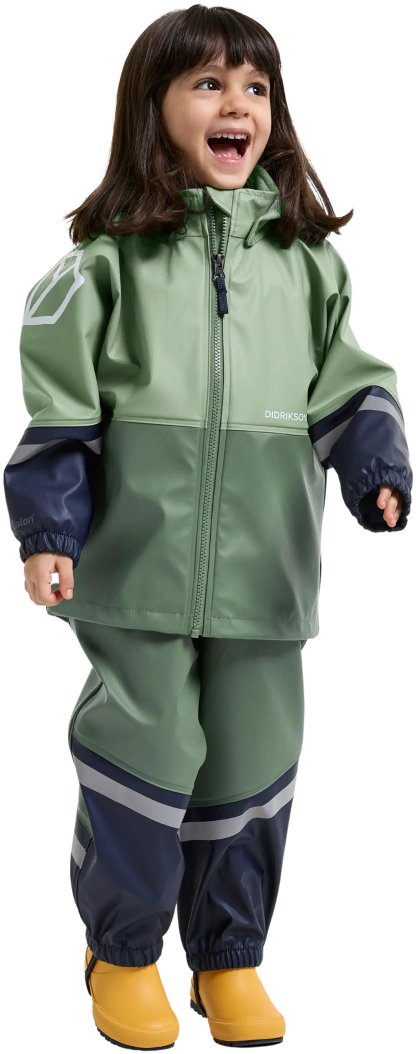 Didriksons lasten sadeasu Waterman - Sage Green - 3