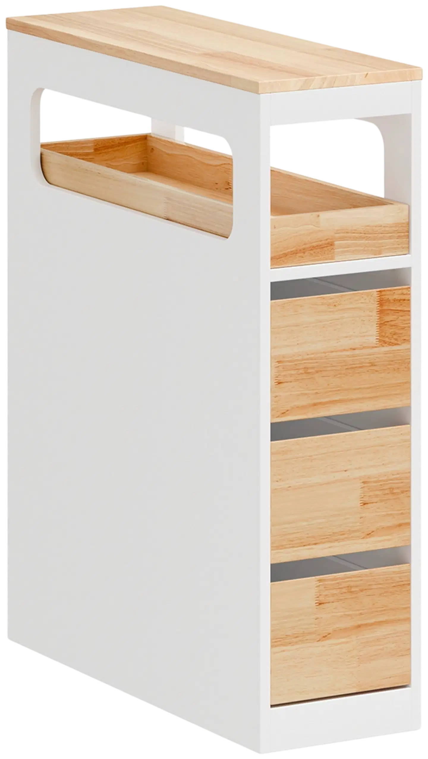 SoBuy kylpyhuonekaappi valkoinen BZR54-IV-WN - 3