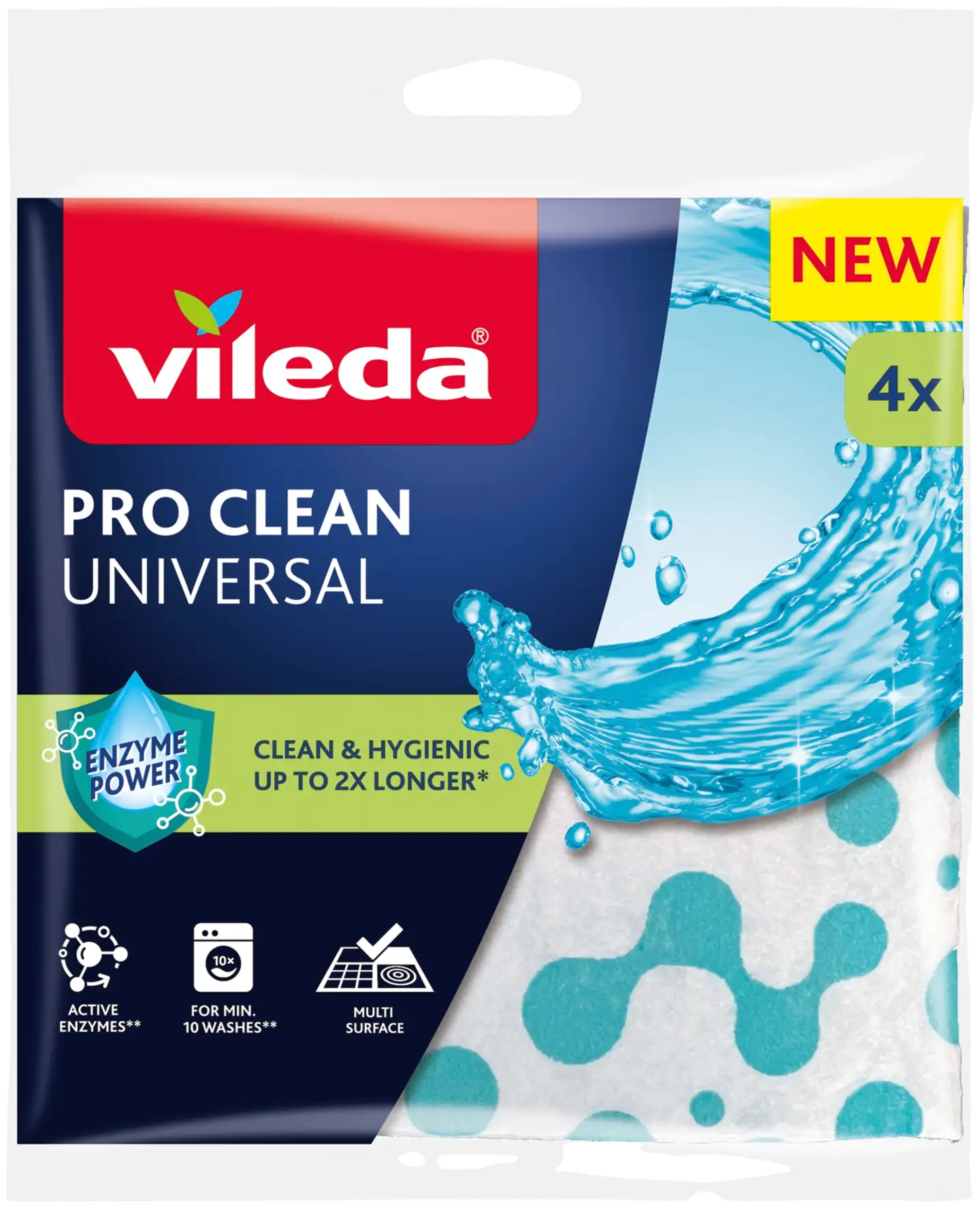 Vileda Pro Clean Universal siivousliina 4 kpl