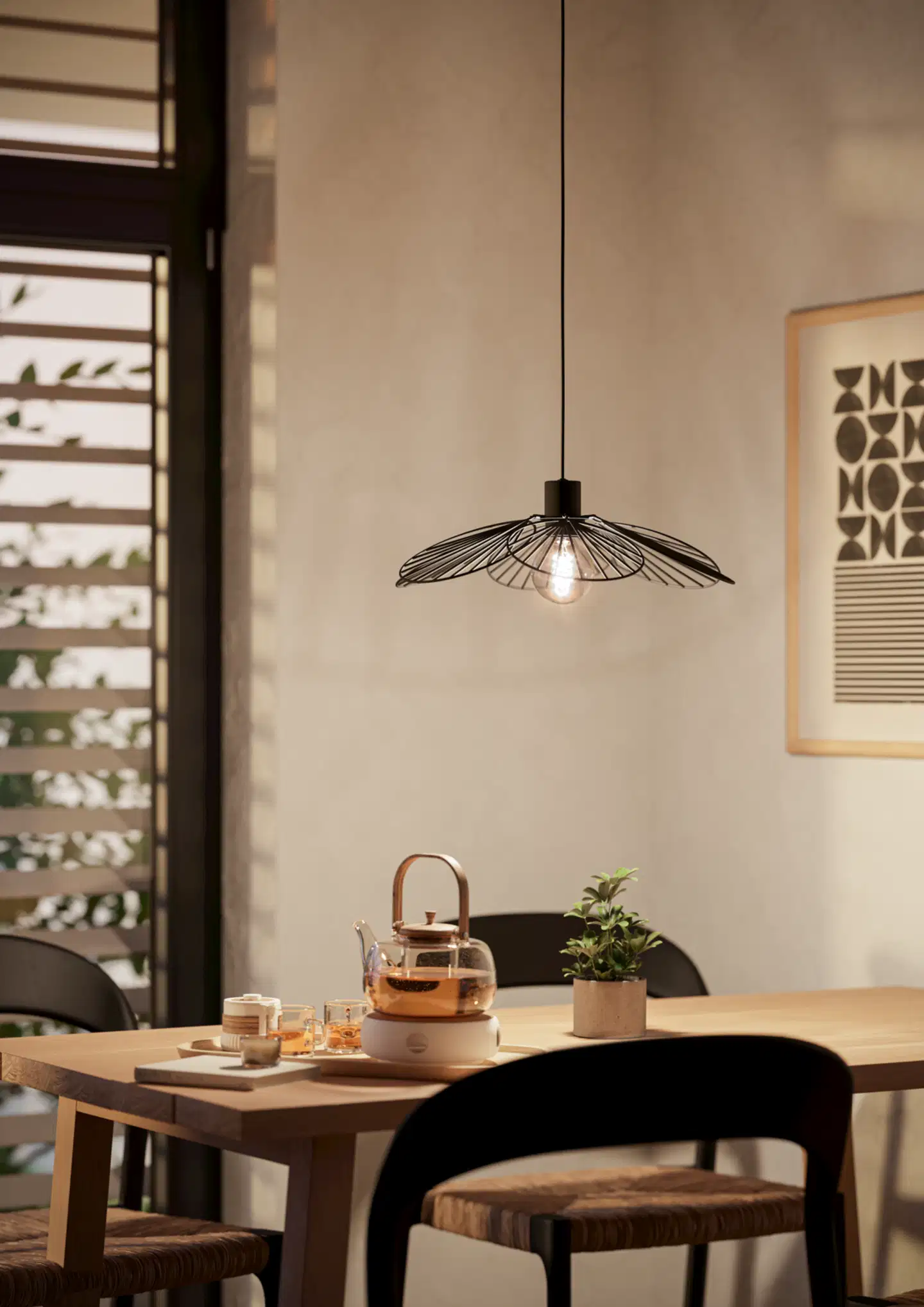 EGLO riippuvalaisin Binacua E27 maks 640W IP20 mattamusta - 3