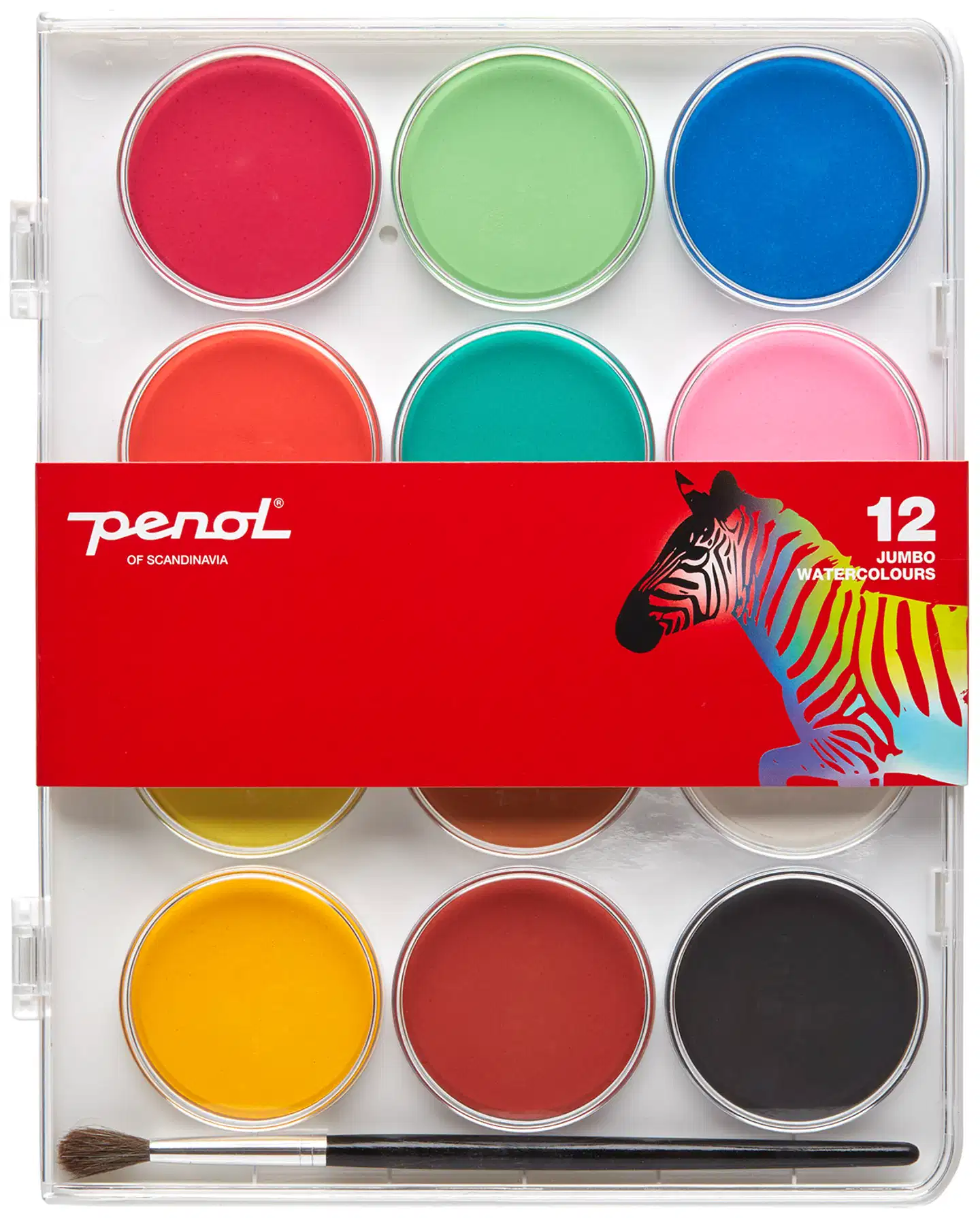 Penol vesivärit Jumbo Standard 12 väriä - 1
