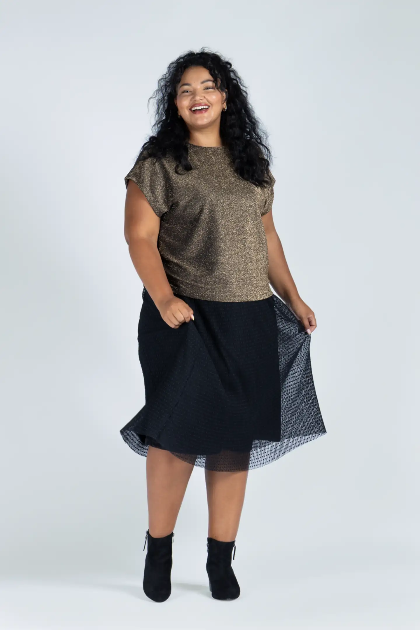 House naisten juhlatoppi 213HP40551, D-mitoitus - Bronze - 5