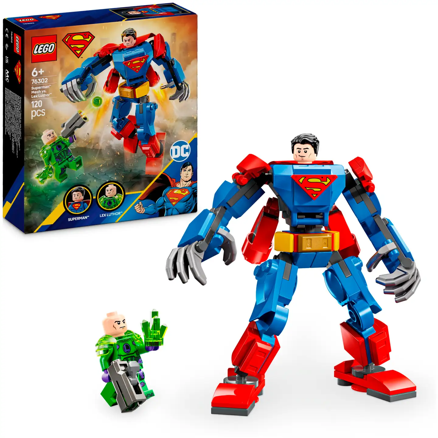 LEGO® Super Heroes DC 76302 Superman™-robotti vastaan Lex Luthor™ - 1