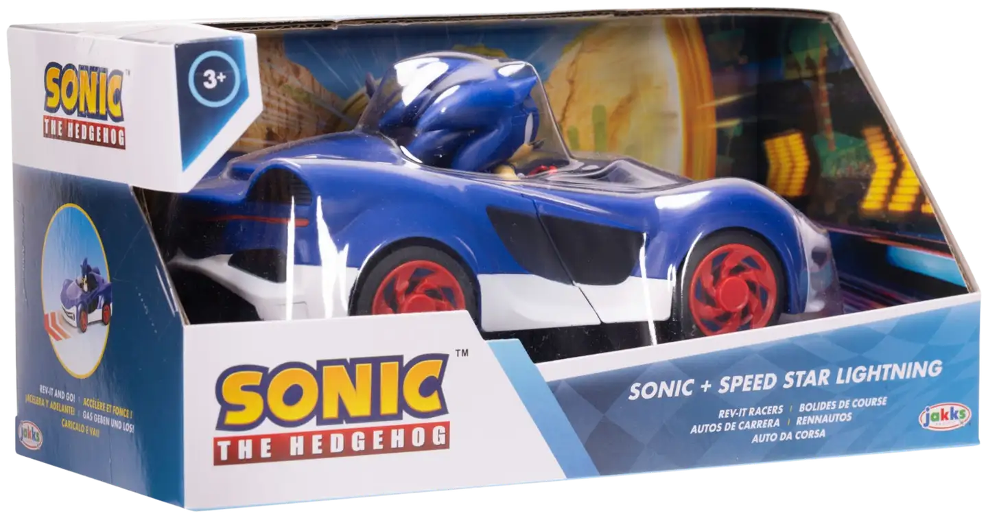 Sonic figuurisetti rev-up racer - 5