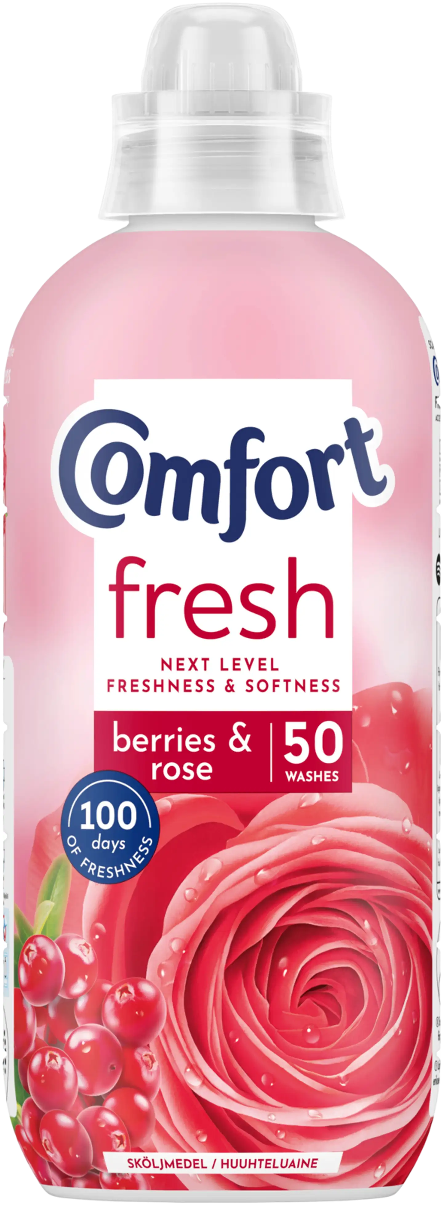 Comfort berries & rose Huuhteluaine pitkäkestoinen tuoksu 762 ml