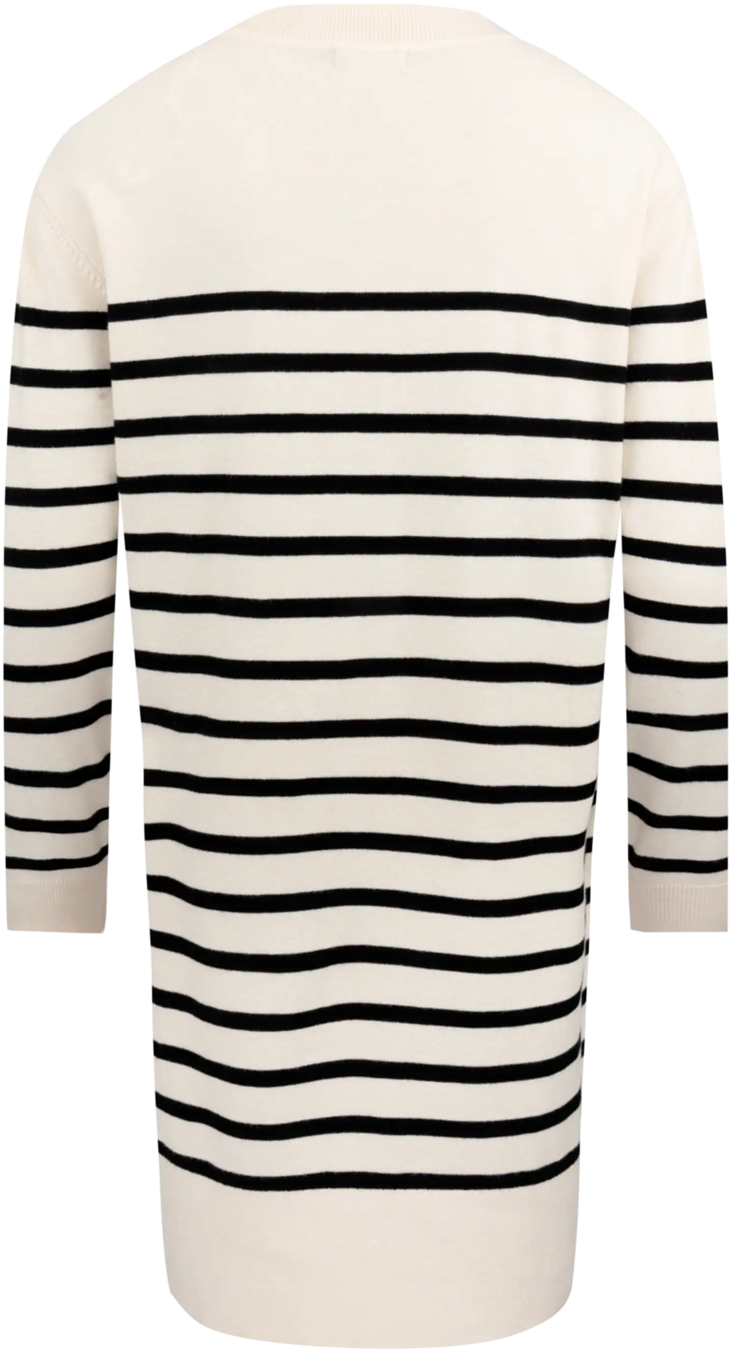 House naisten neulemekko raita 218H342507 - whitecap grey&black - 2