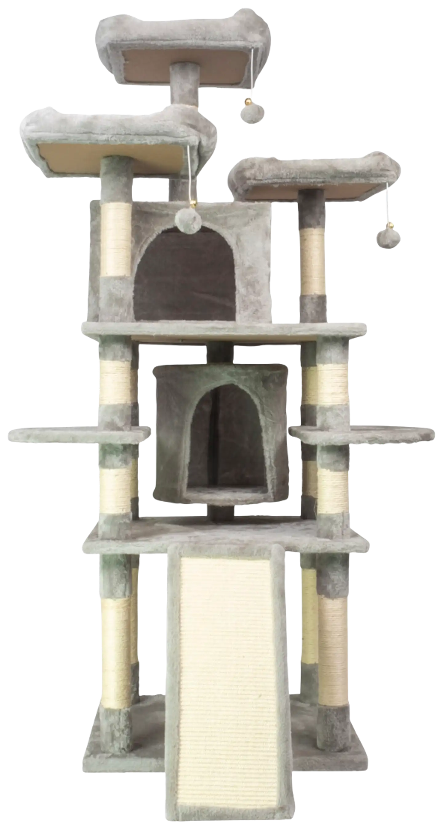 Trekker kissan kiipeilypuu Tower 170 cm harmaa - 1
