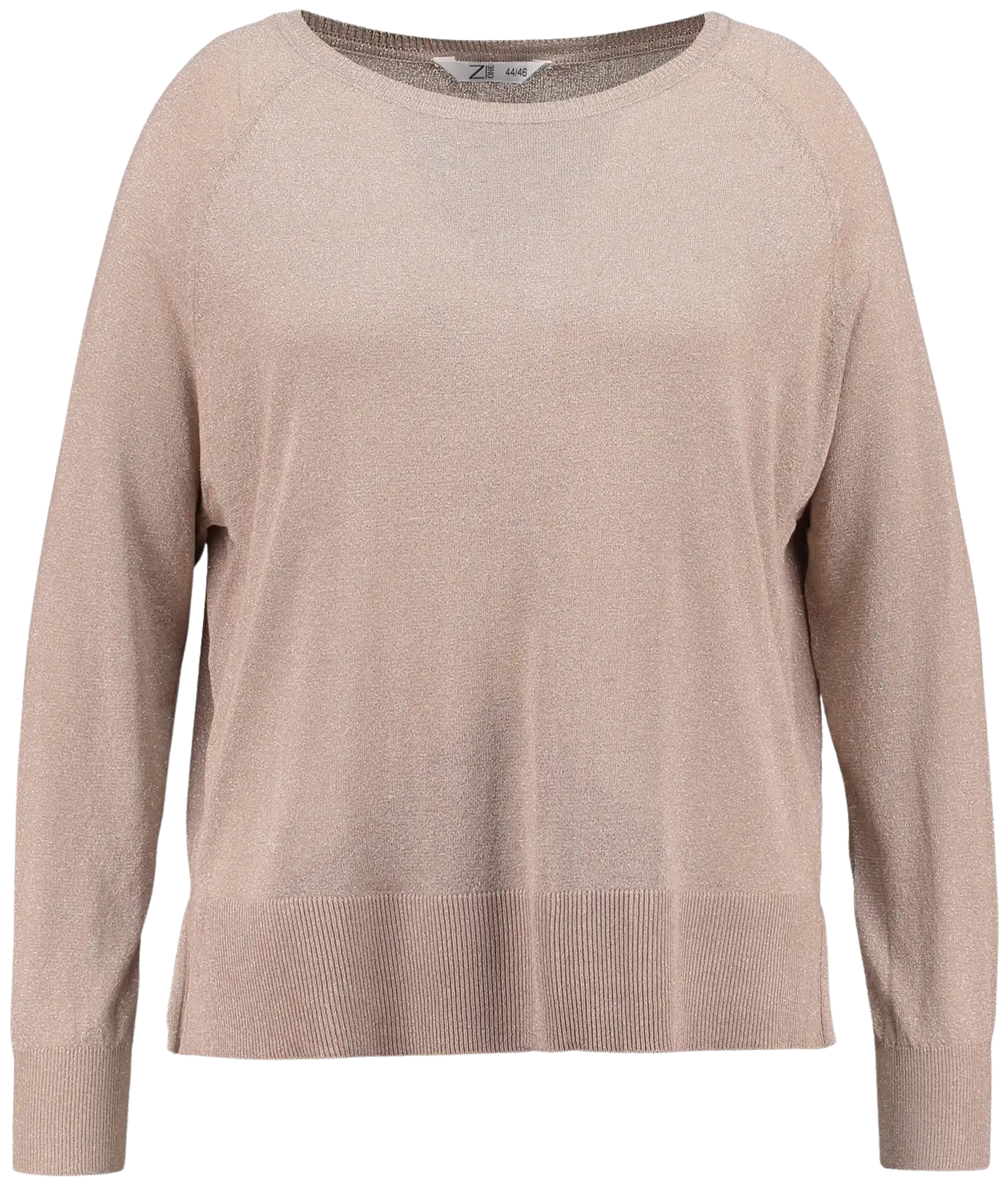 Z-one naisten neule Gl44itter - nature mel - 1