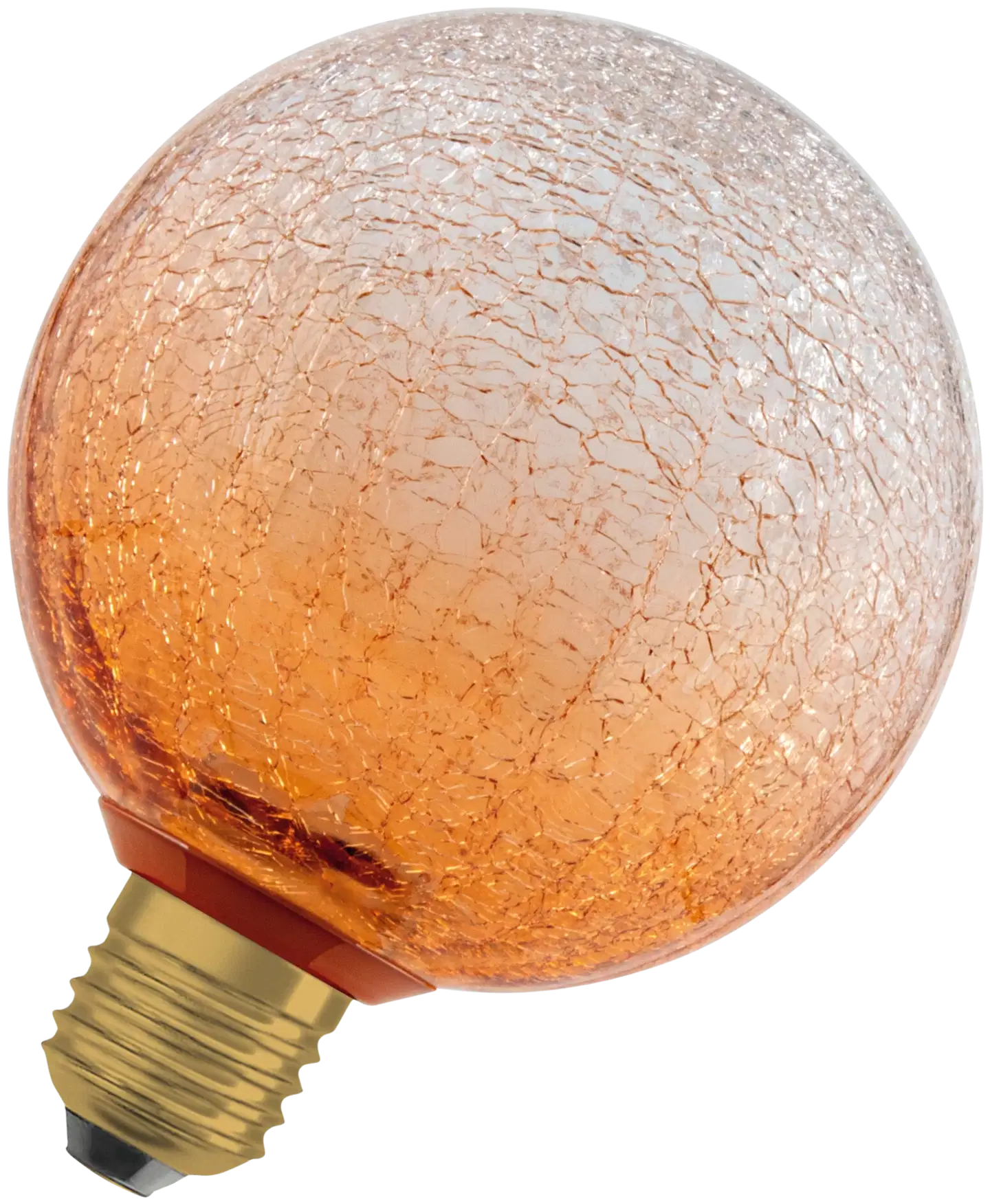 Osram LED-sisustuslamppu Decor Cracked Round 3,5W E27 oranssi - 1