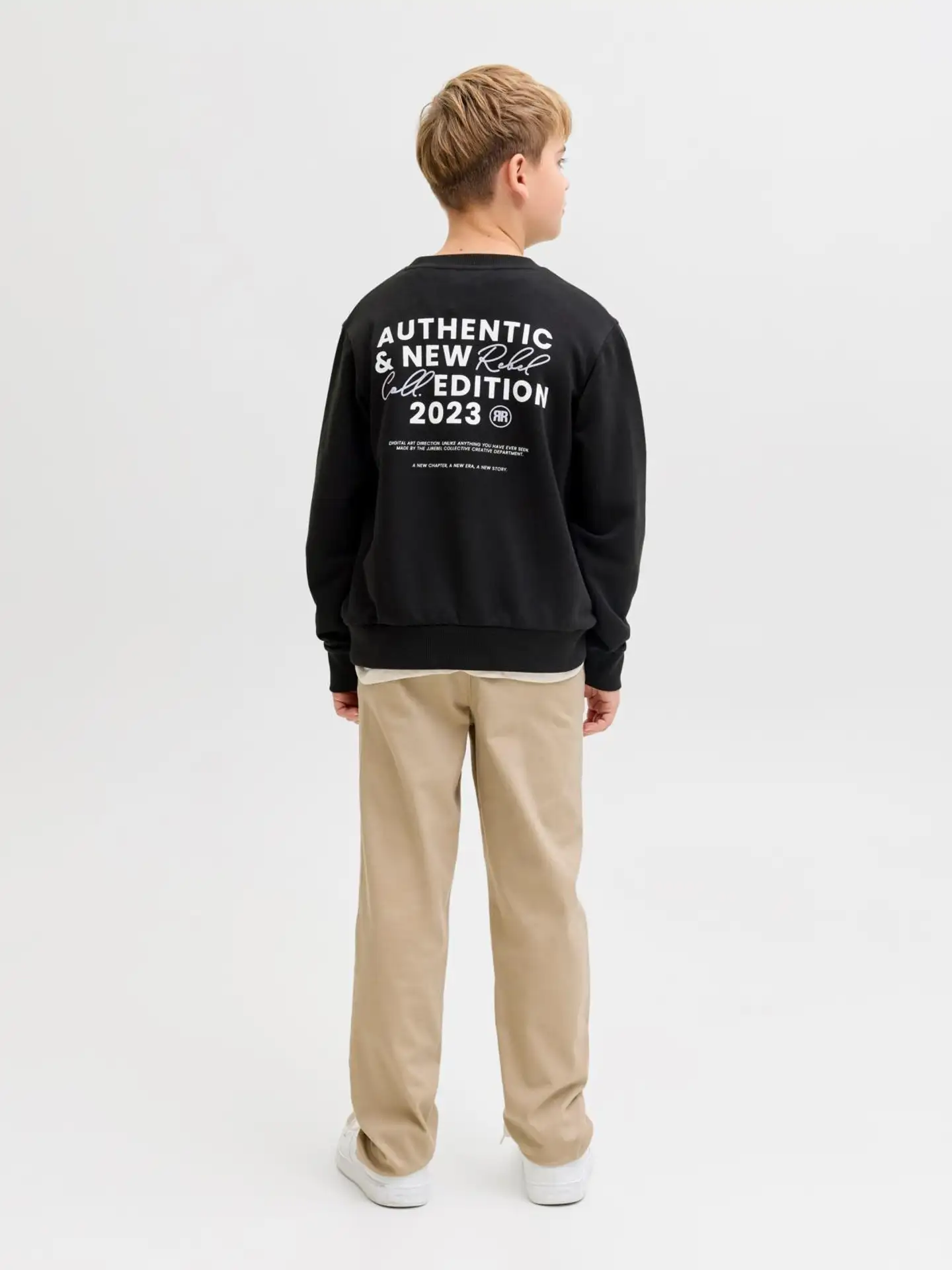 JJ REBEL JUNIOR lasten collegepusero - BLACK - 4