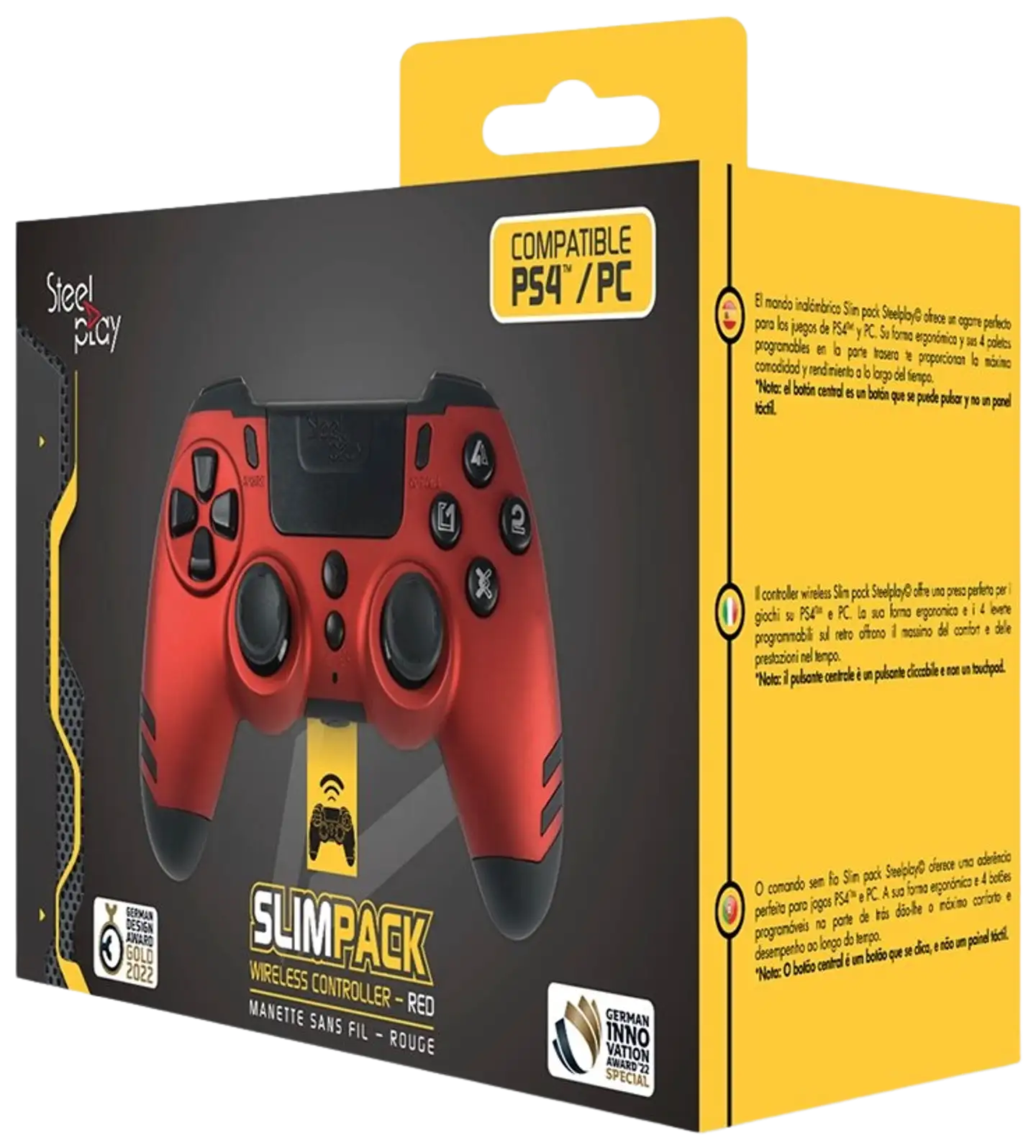 Steelplay langaton peliohjain PS4/PC - 3