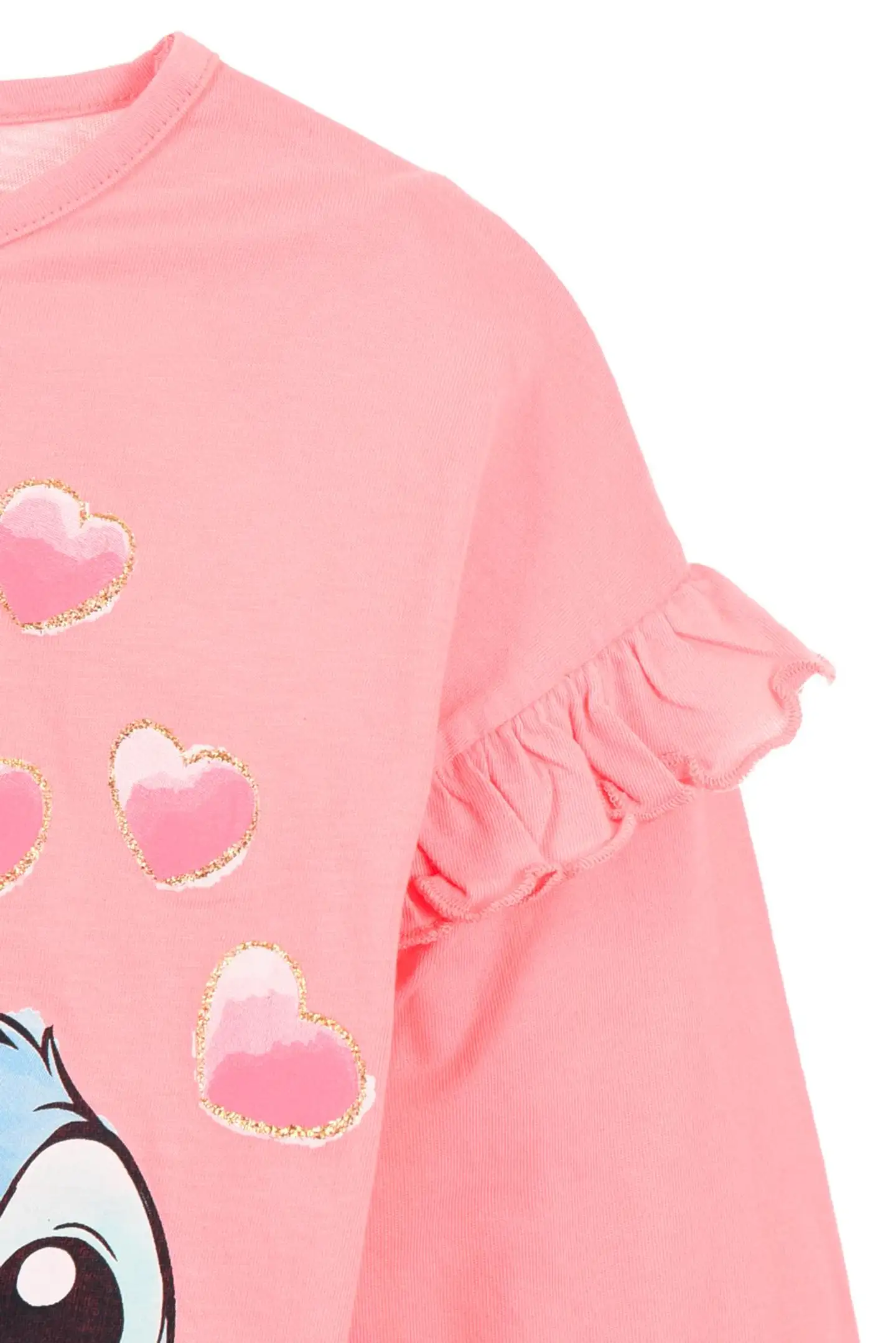 Lasten Lilo & Stitch paita, laadukas kangas - pink - 3