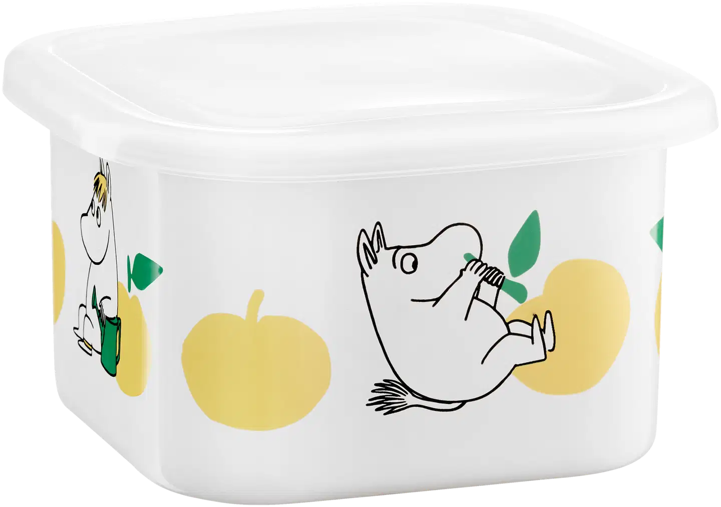 Muurla kannellinen emalipurkki Muumi Iloiset omput 1 l - 2