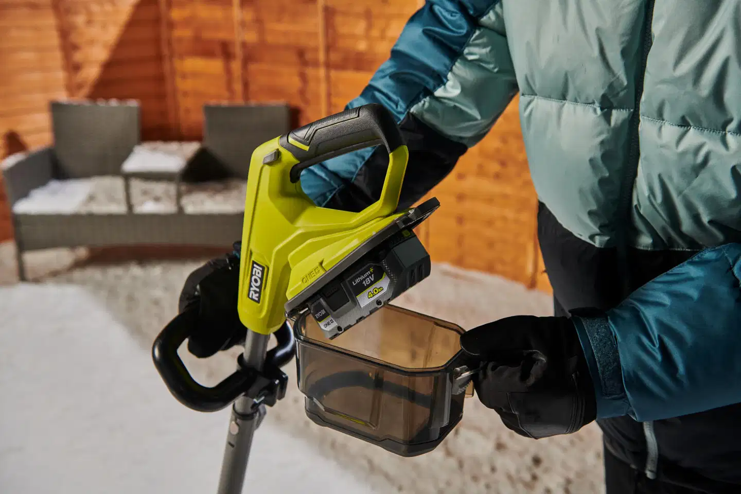 Ryobi 18V lumilapio+akku RY18ST25B-140 - 7