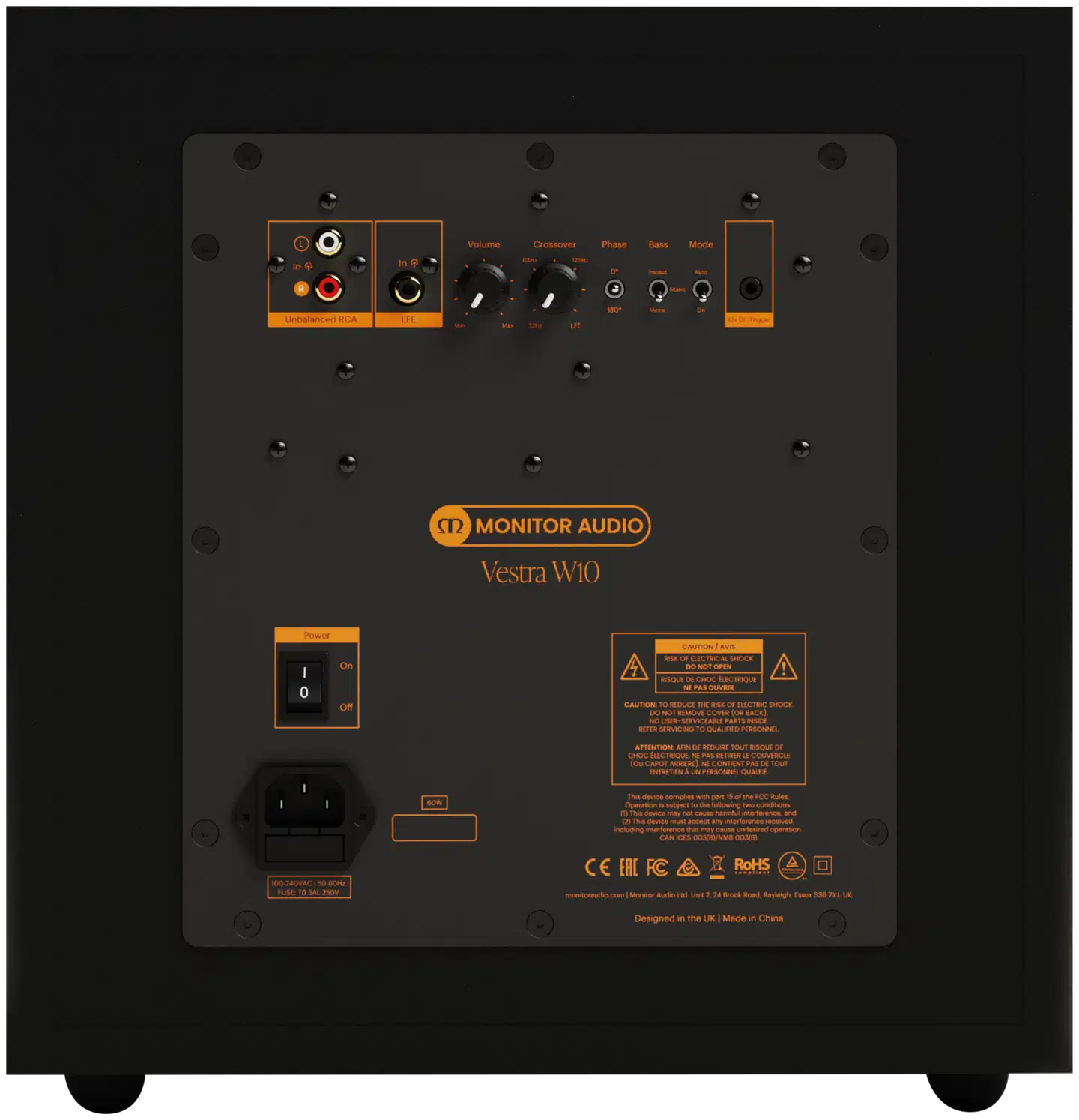 Monitor Audio Vestra W10 aktiivisubwoofer SVESW10B musta - 3