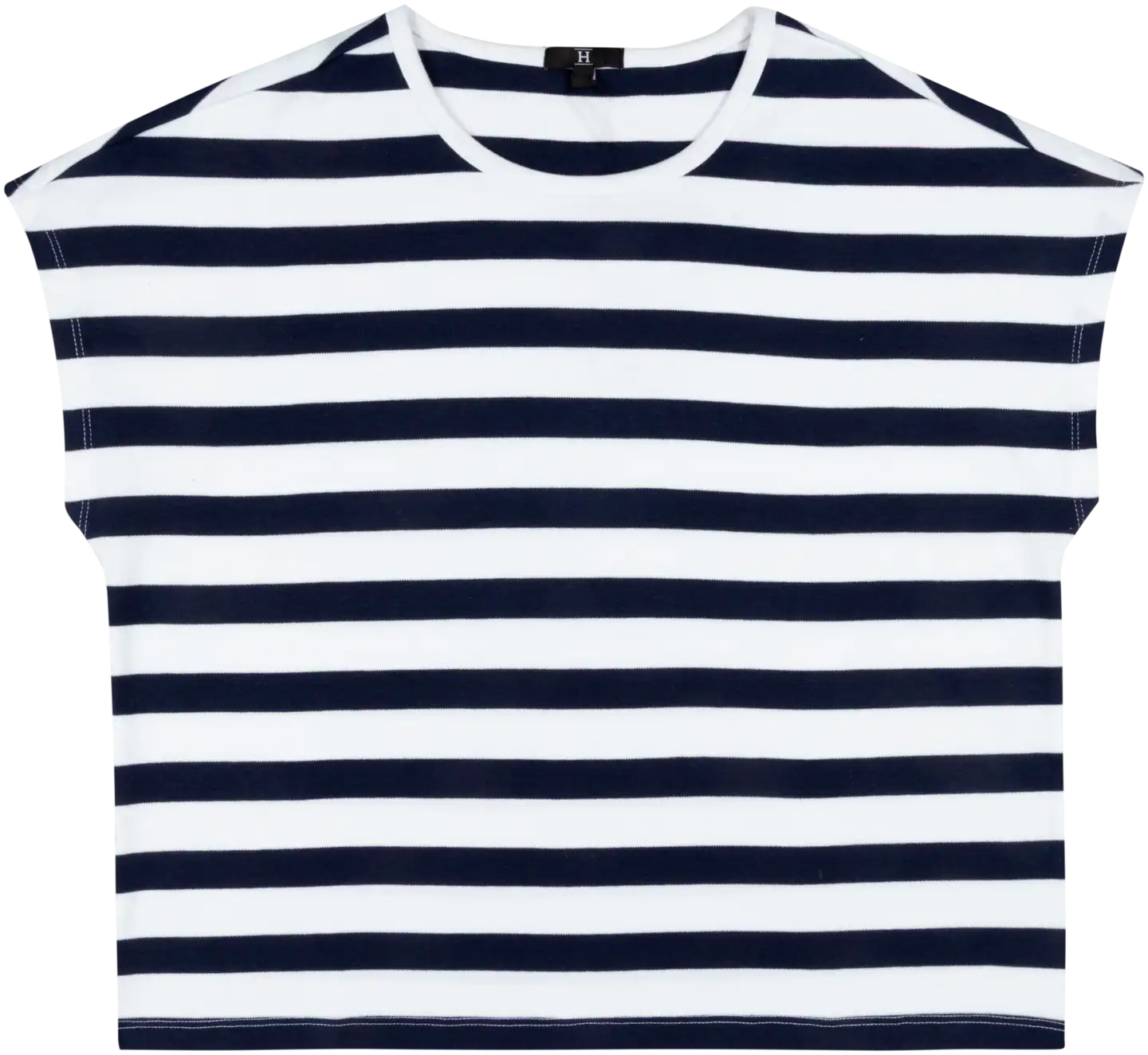 House naisten trikoopusero 213H172232 - white blue stripe - 1