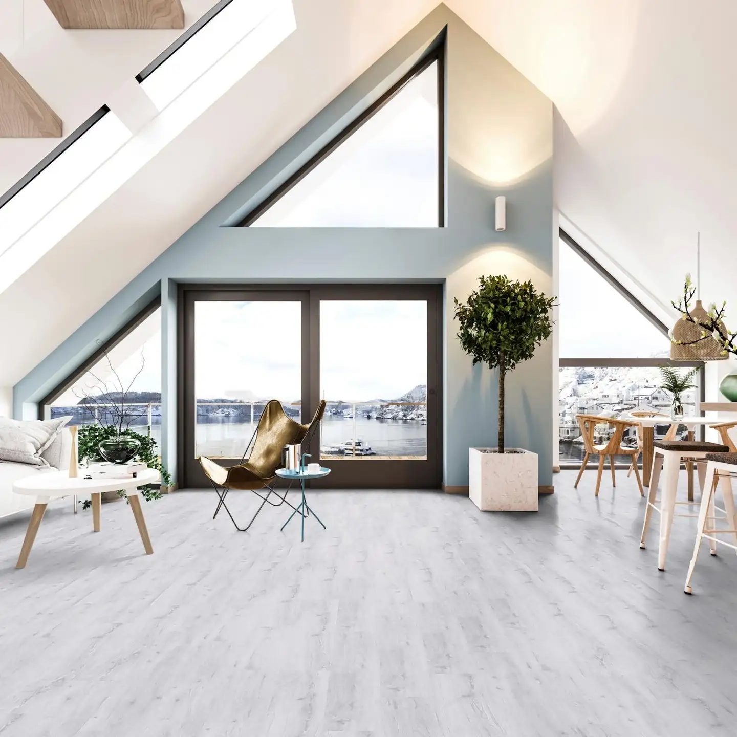 Gerflor Vinyylilankku Virtuo 55 Rigid Acoustic Sunny Snow - 2