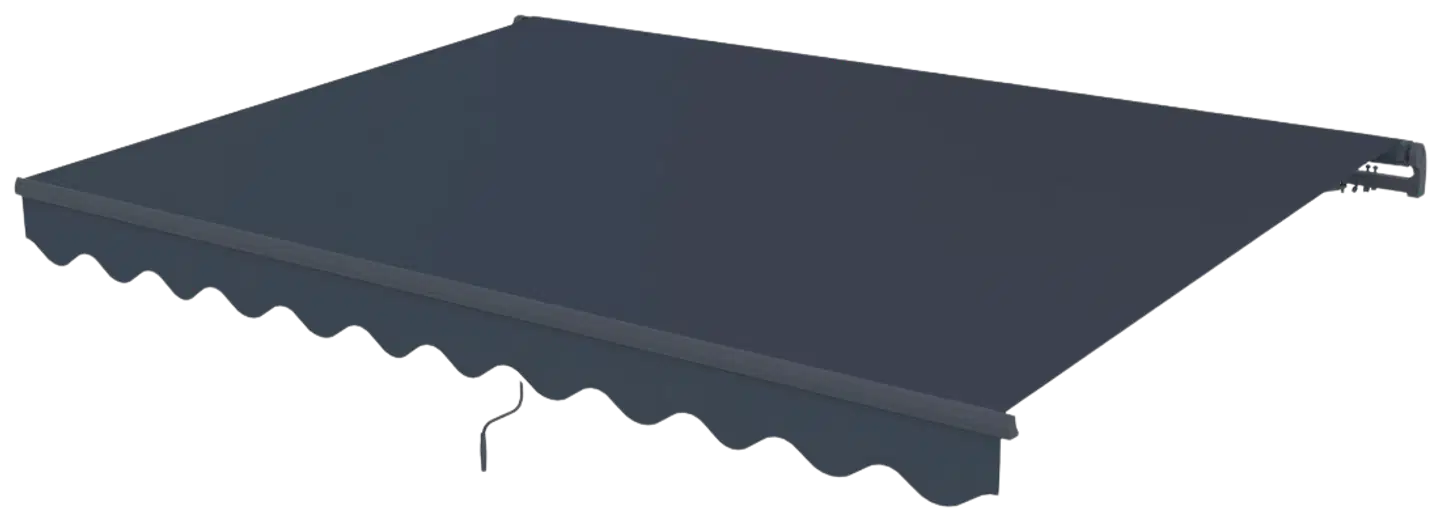 Lykke markiisi 2,95x2,5 m, tummanharmaa - 6