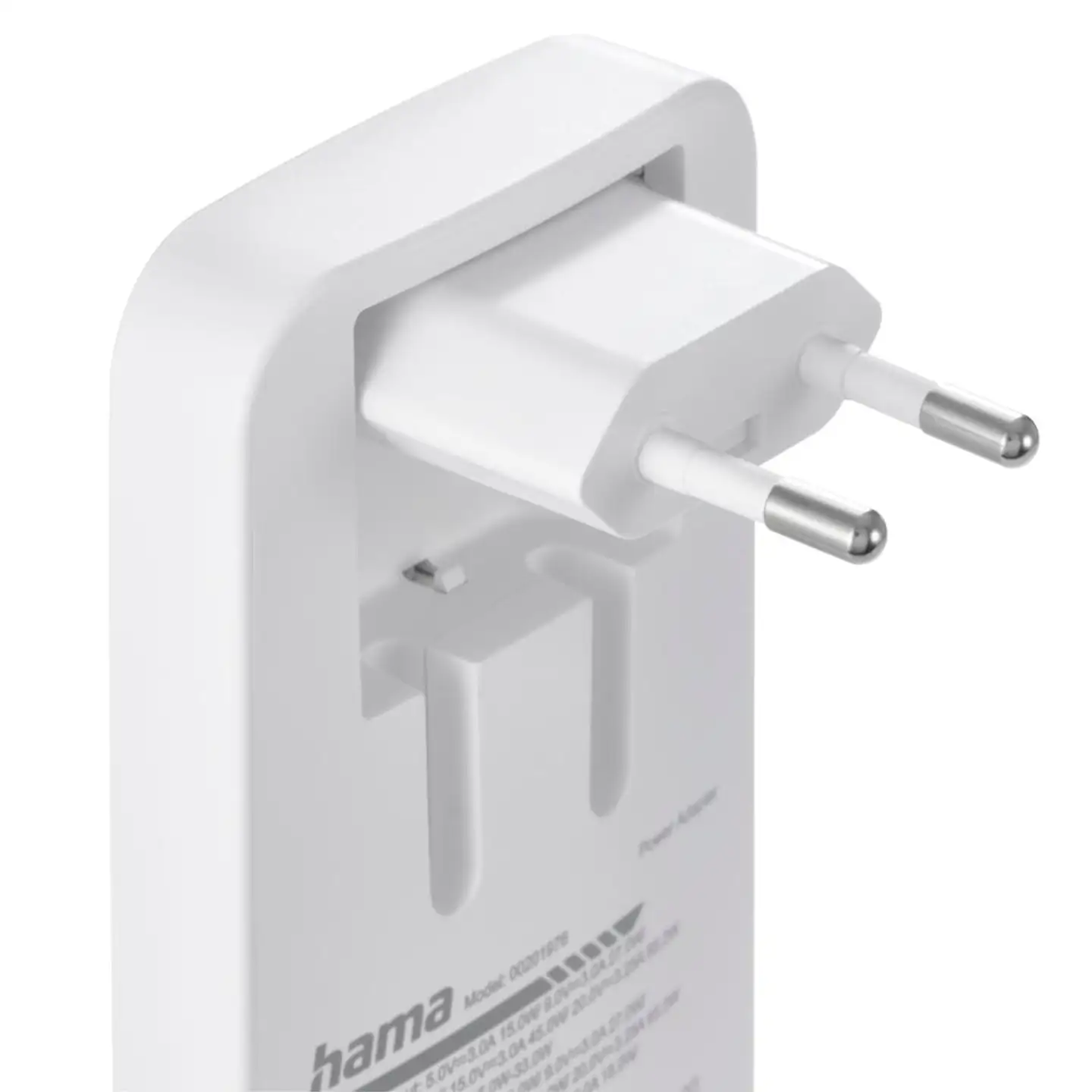 Hama pikalaturi, 2x USB-C, 1x USB-A, GaN, PD, 65W - 5