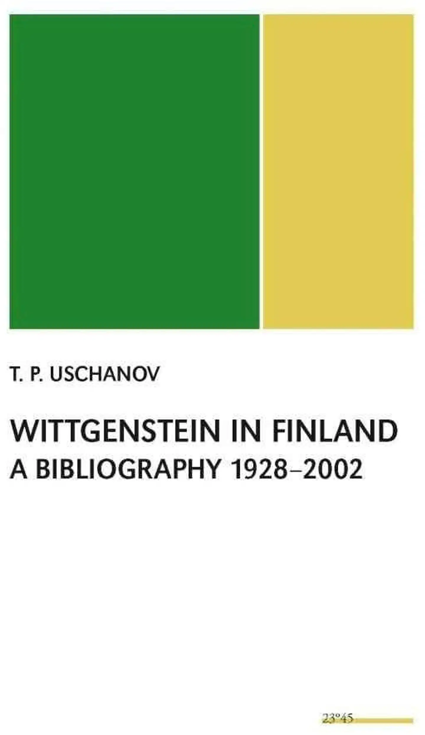 Uschanov, Wittgenstein in Finland - a bibliography 1928-2002