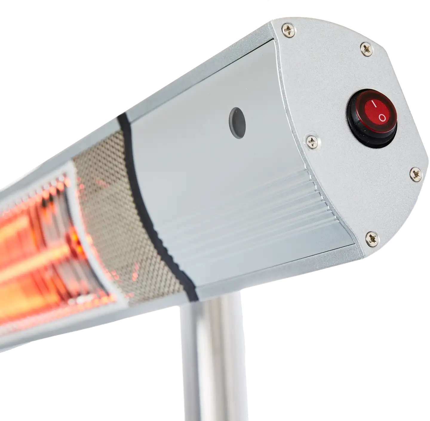 HORTUS Terassilämmitin 500/1000/1500W lattiamalli, kaukosäädin, RGT, hopea - 5