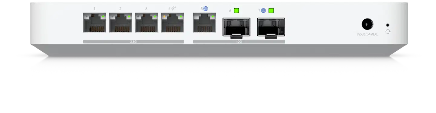 Ubiquiti kompakti pilviyhdyskäytävä 10 GbE- ja kuituliitännöillä UCG-Fiber - 4