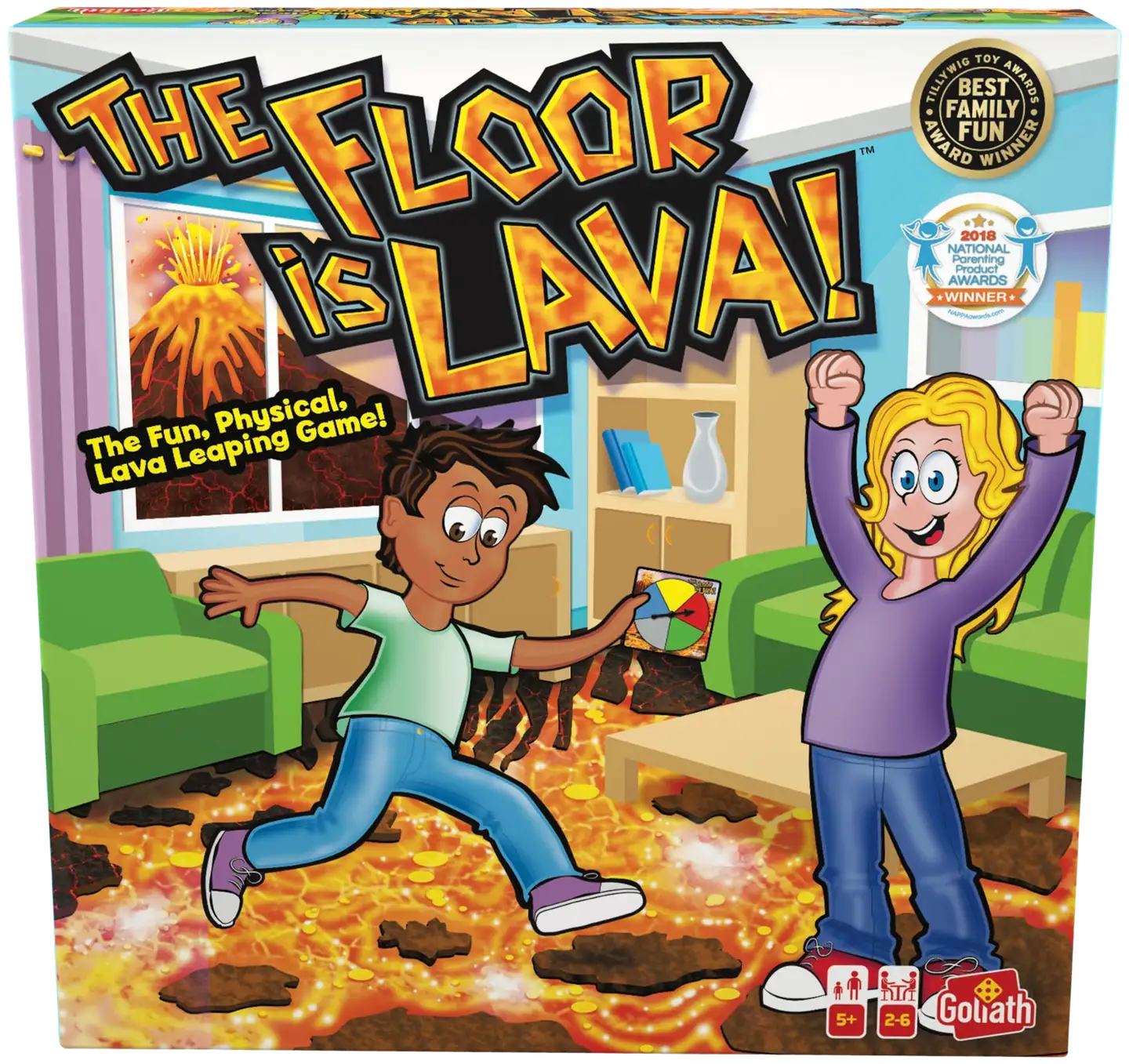 Floor Is Lava - Lattia On Laavaa -Peli - 2