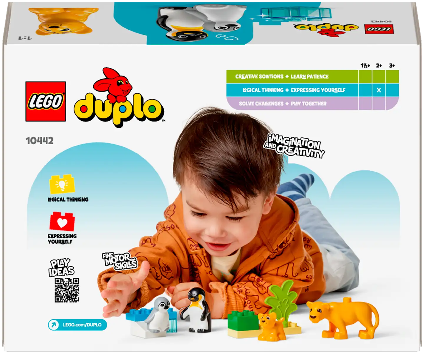 LEGO® DUPLO Town 10442 Luonnoneläinperheet: pingviinit ja leijonat - 3