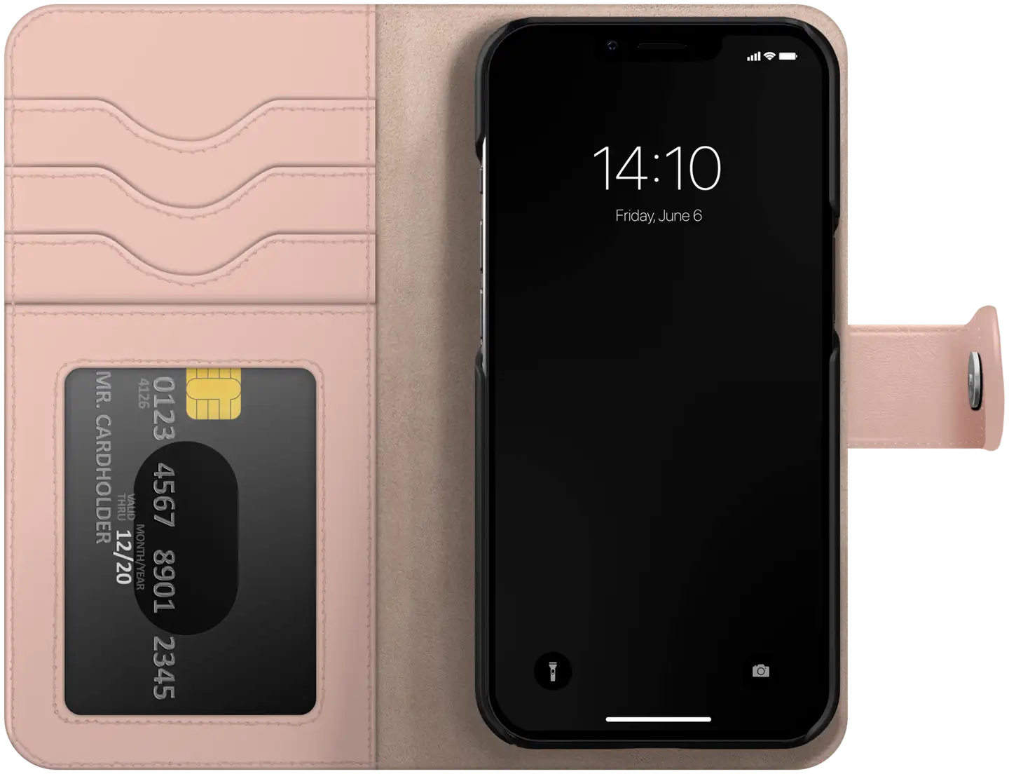Ideal Of Sweden Magnet Wallet+ suojakotelo iPhone 13 / 14 / 16e pinkki - 3