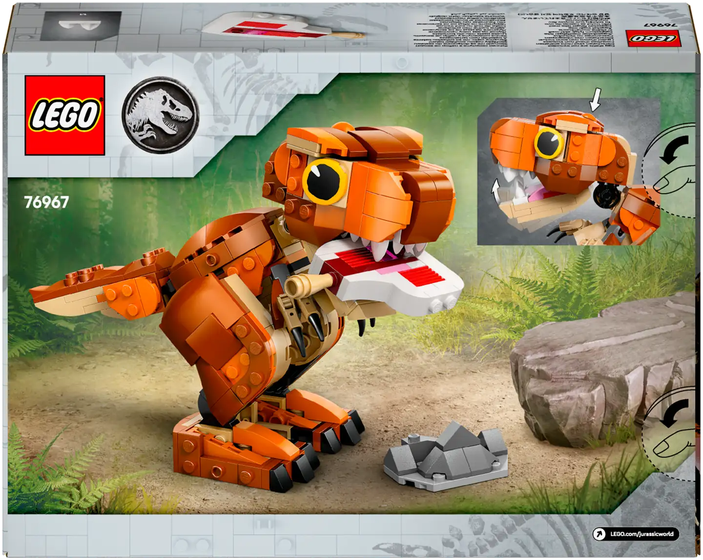 LEGO® Jurassic World Pikku ahmatti: T. rex 76967 - 3