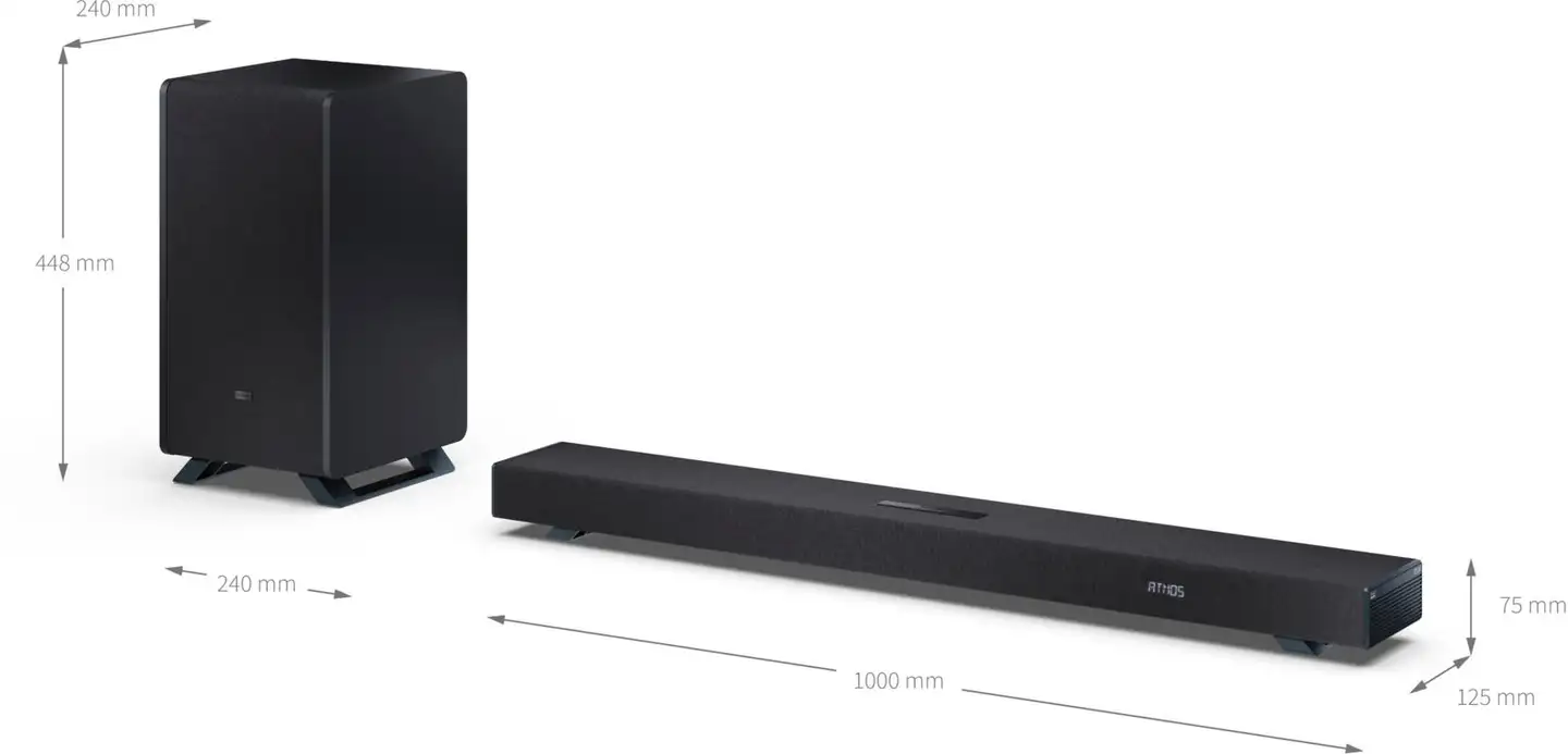 Sharp soundbar ja langaton subwoofer HT-SBW53121(BK) musta - 2