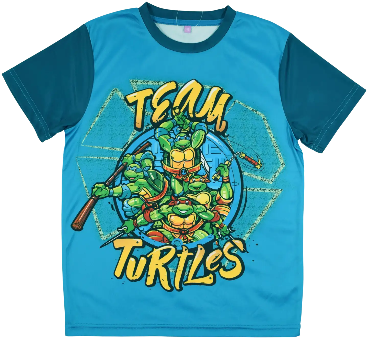 Turtles lasten treenipaita GS-TNMT-0001 - SININEN