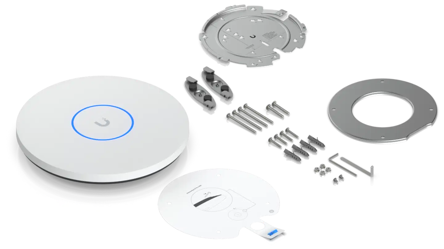 Ubiquiti kattoon asennettava 8-stream WiFi 7 -tukiasema 10 GbE -tuella U7-Pro-XGS - 9