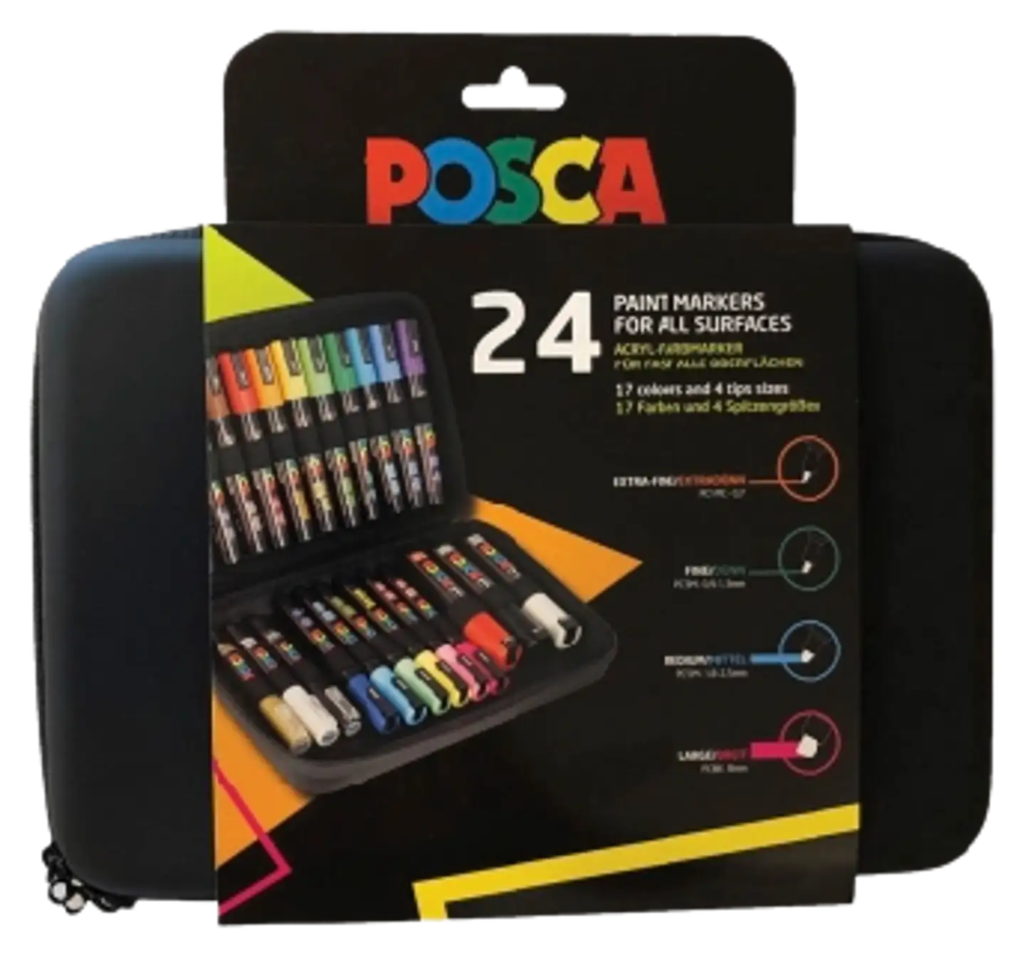 Uni posca gift case 24 pcs. - 2