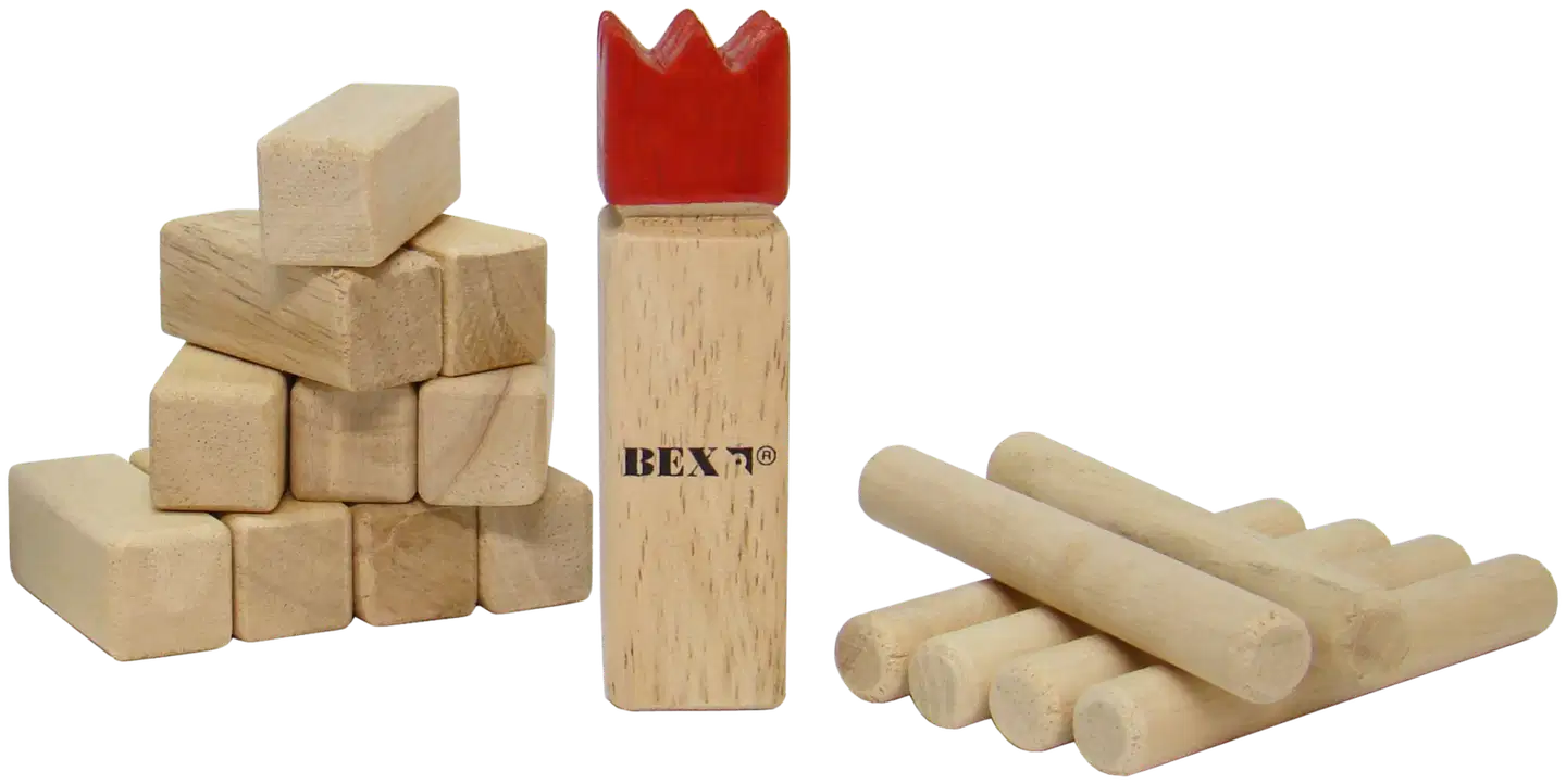 Bex Sport peli Mini Kubb Original, red king - 3