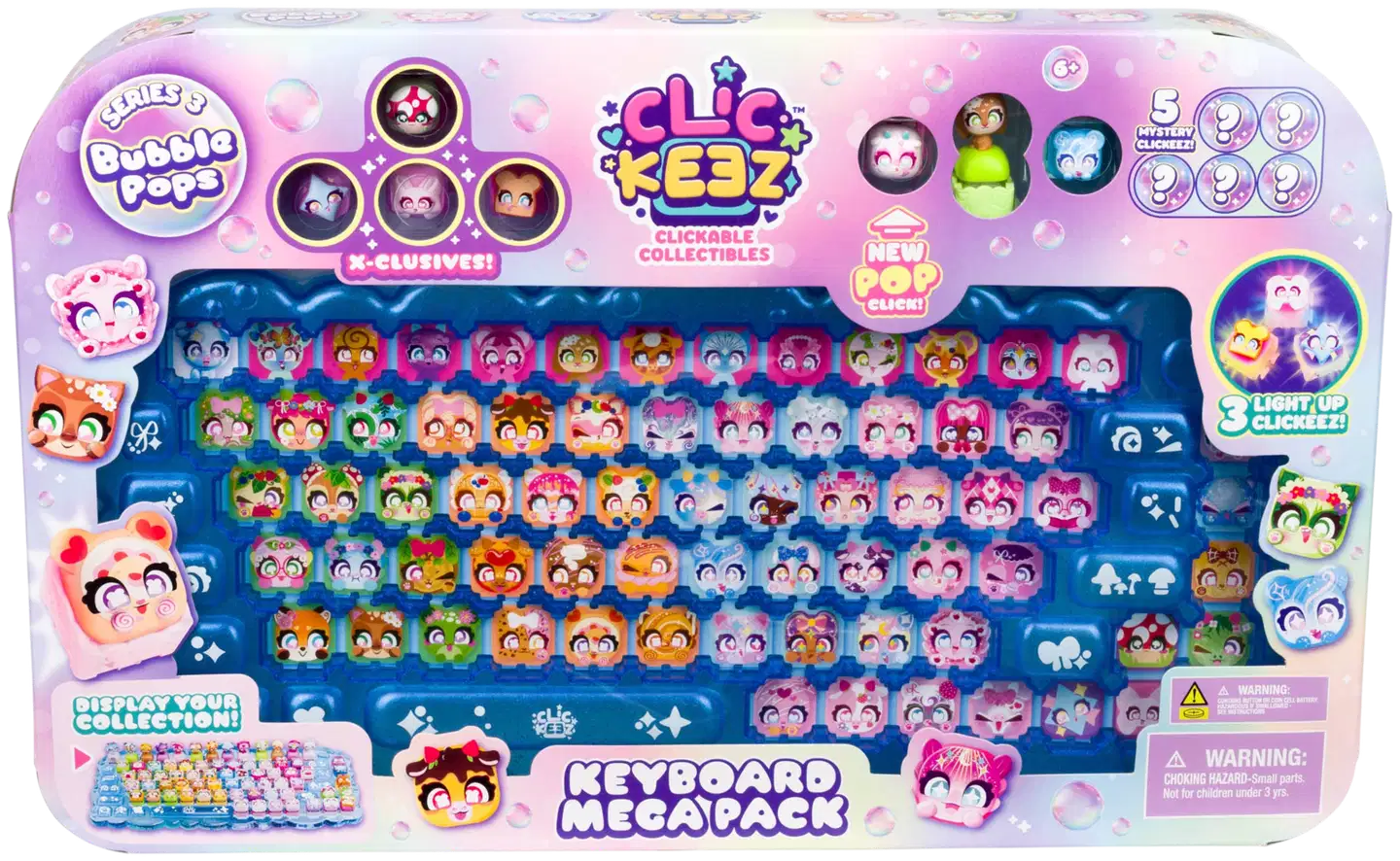 Clickeez Keyboard Mega Pack fidgetleikkisetti - 14