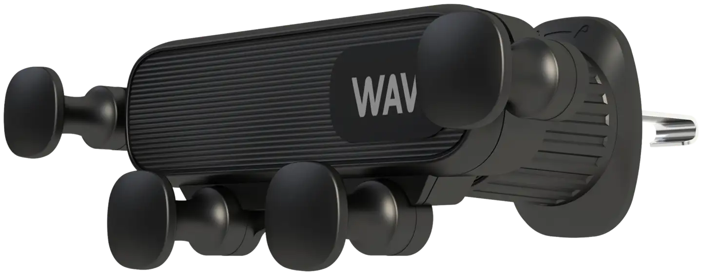 Wave Ventholder autoteline, Musta - 1