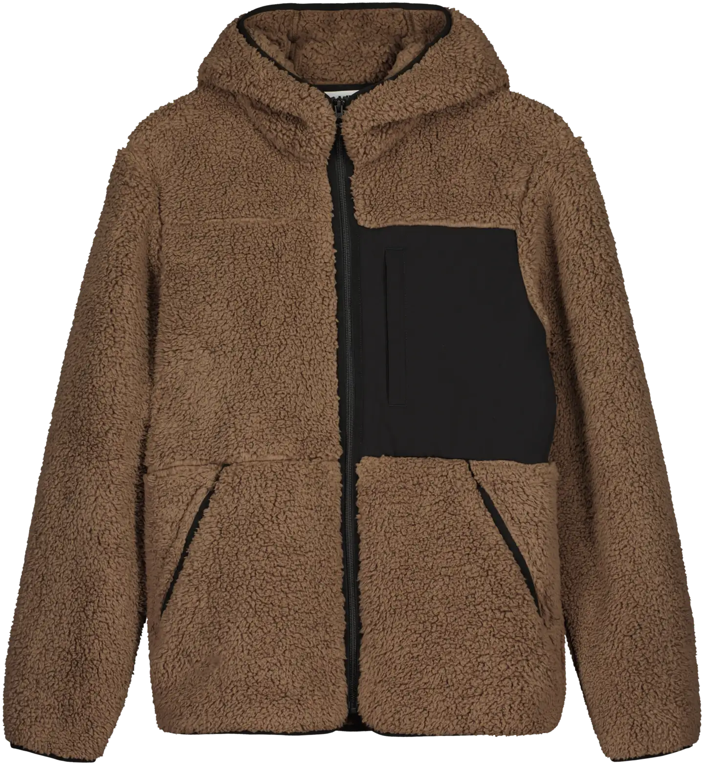 WKLY. miesten hupparitakki sherpa 194W312526 - Brown - 1