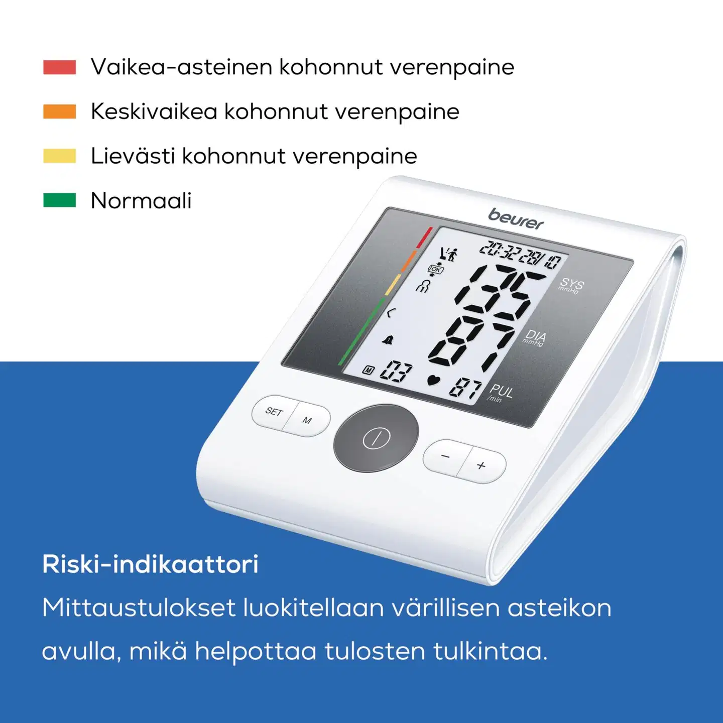 Beurer Verenpainemittari mansetilla BM28 - 9