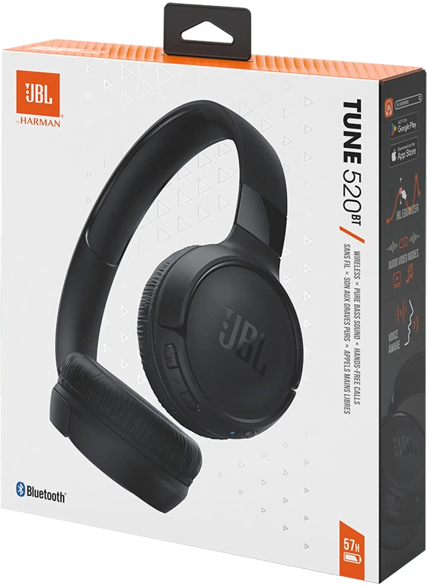 JBL langattomat sankakuulokkeet Tune 525BT musta - 11