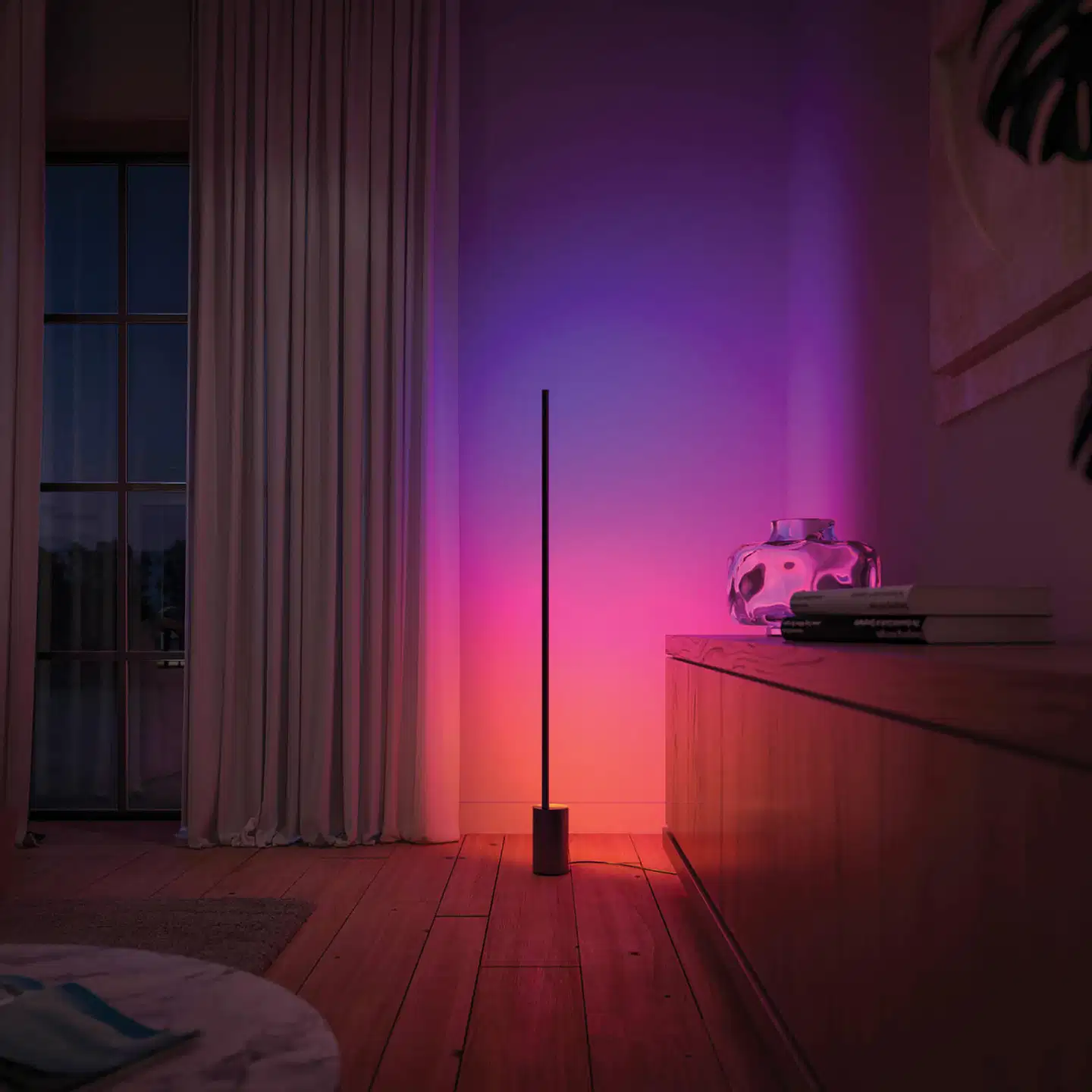 Philips Hue Gradient Signe -lattiavalaisin 29W 2000-6500K 2550LM musta säädettävä monivärinen - 2