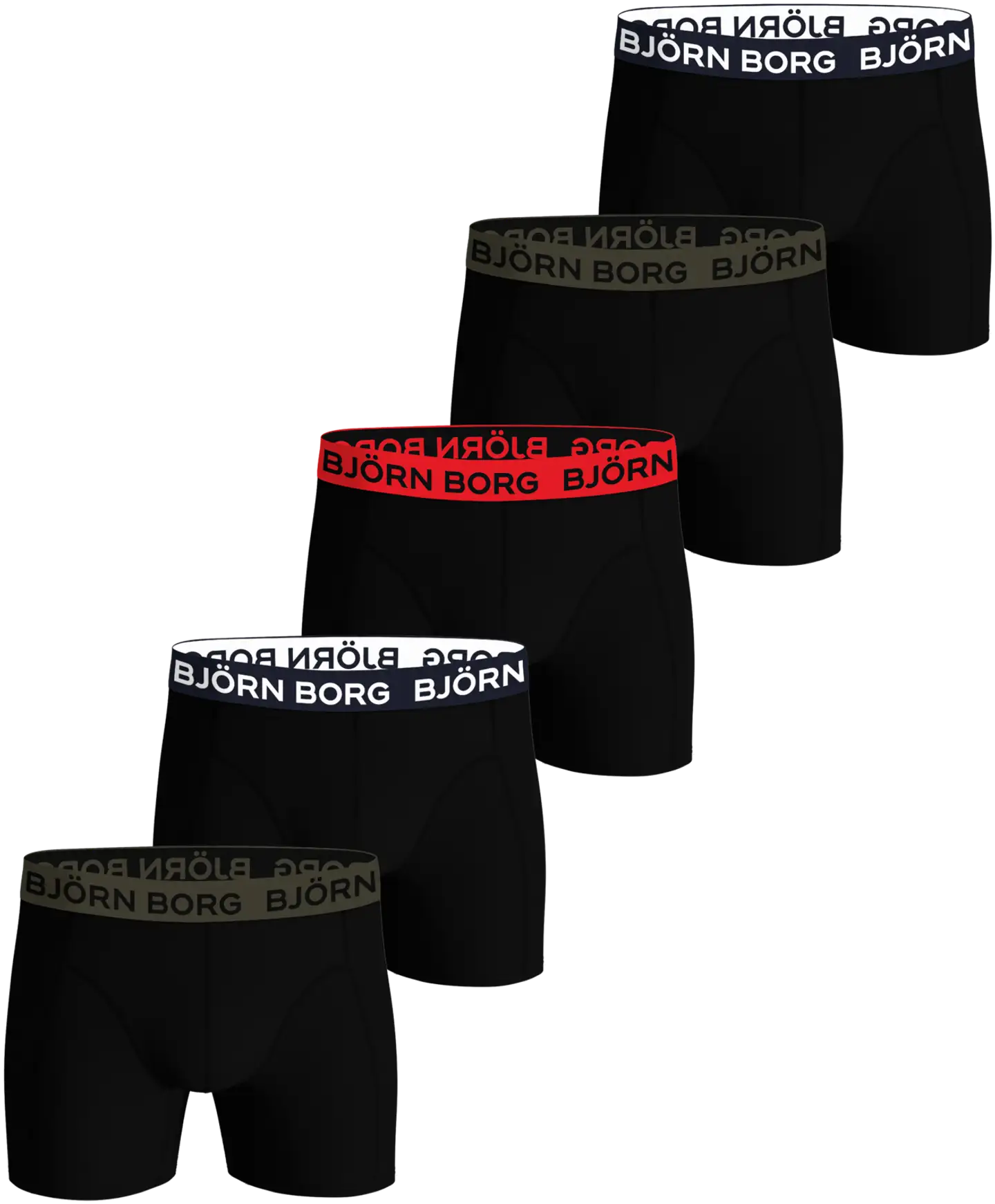 Björn Borg miesten Boxerit 5-pack 10004237 - MP003