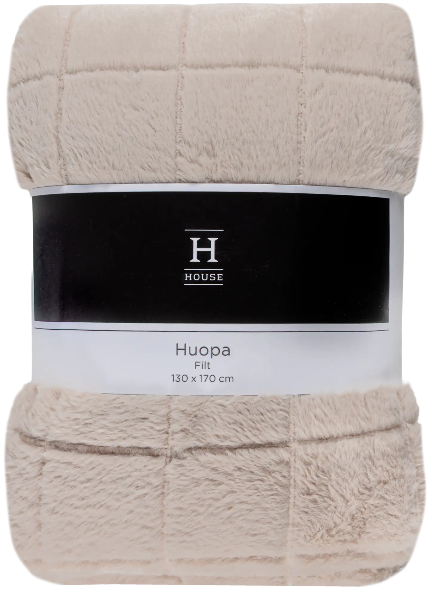 House huopa Check fur 130x170 cm beige - 3