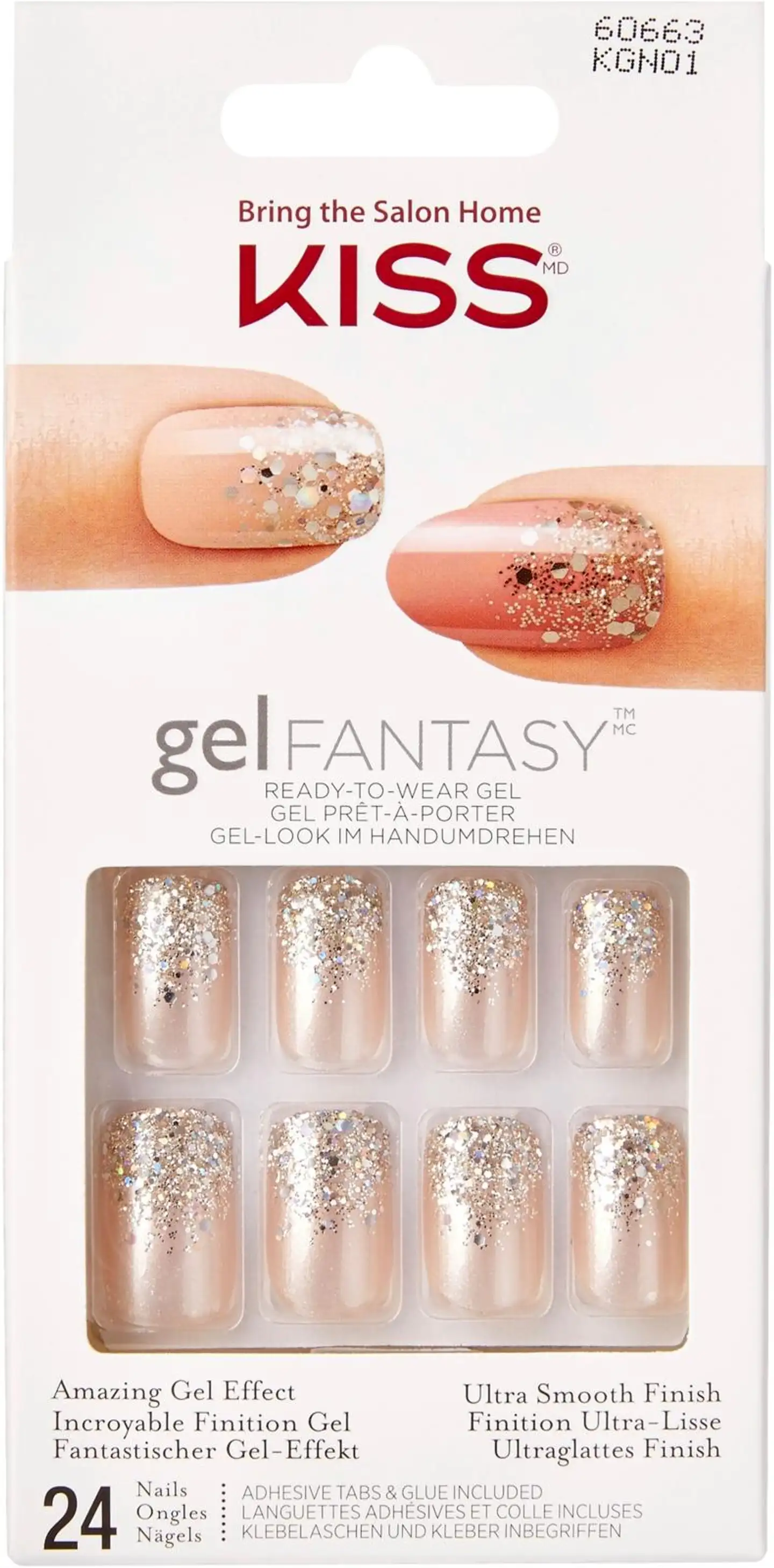 Kiss Nails Gel Fantasy kynsisetti Fanciful - 1