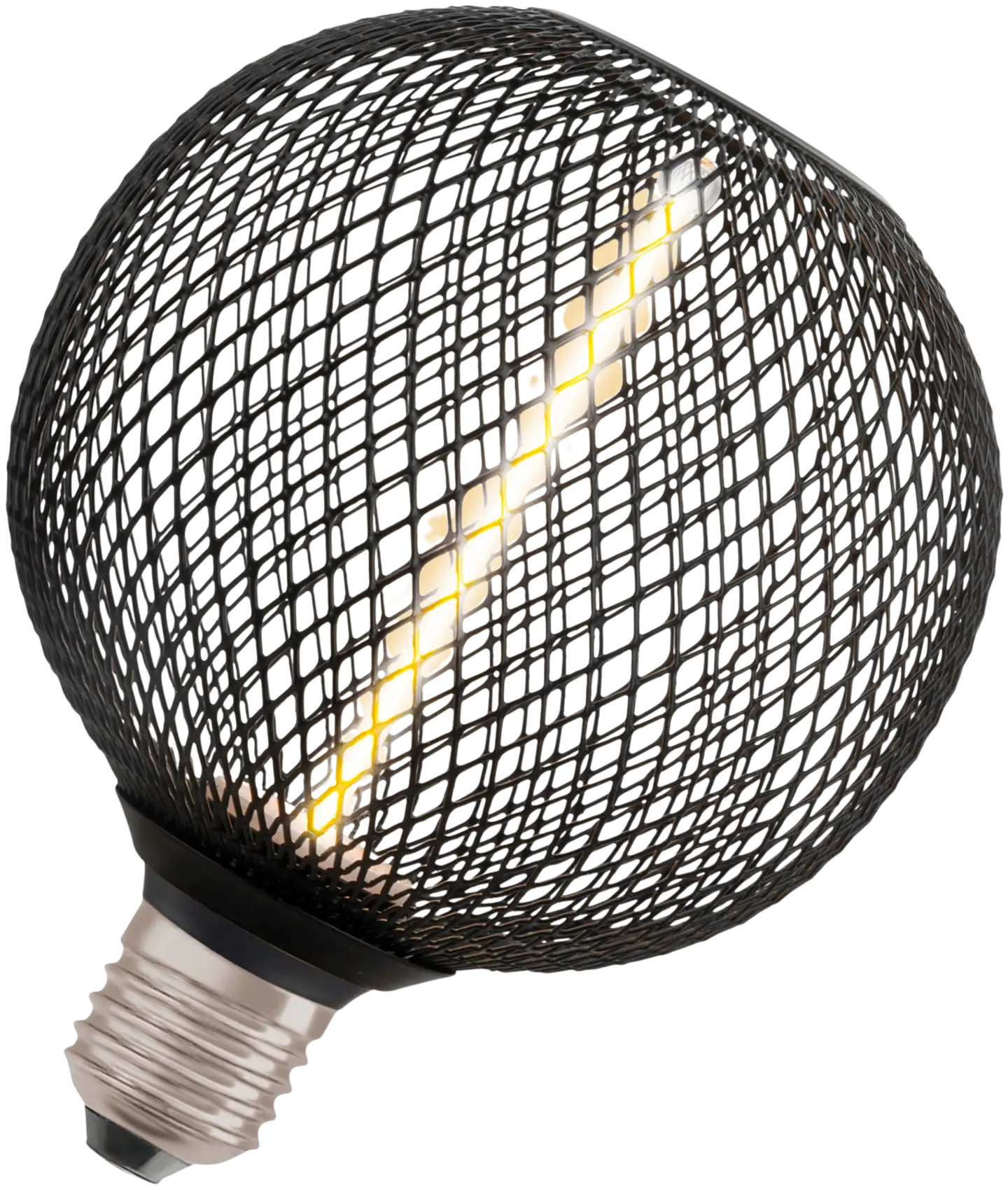 OSRAM LED-sisustuslamppu Decor Straw Globe 125mm 3,5W 110lm 1800K E27 musta - 1